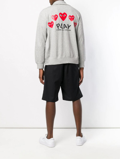 Comme des Garçons PLAY heart print track jacket outlook