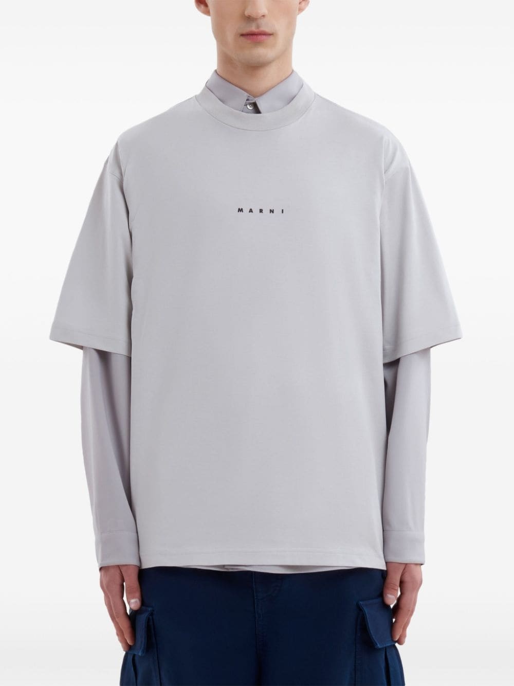 logo-print cotton T-shirt - 2