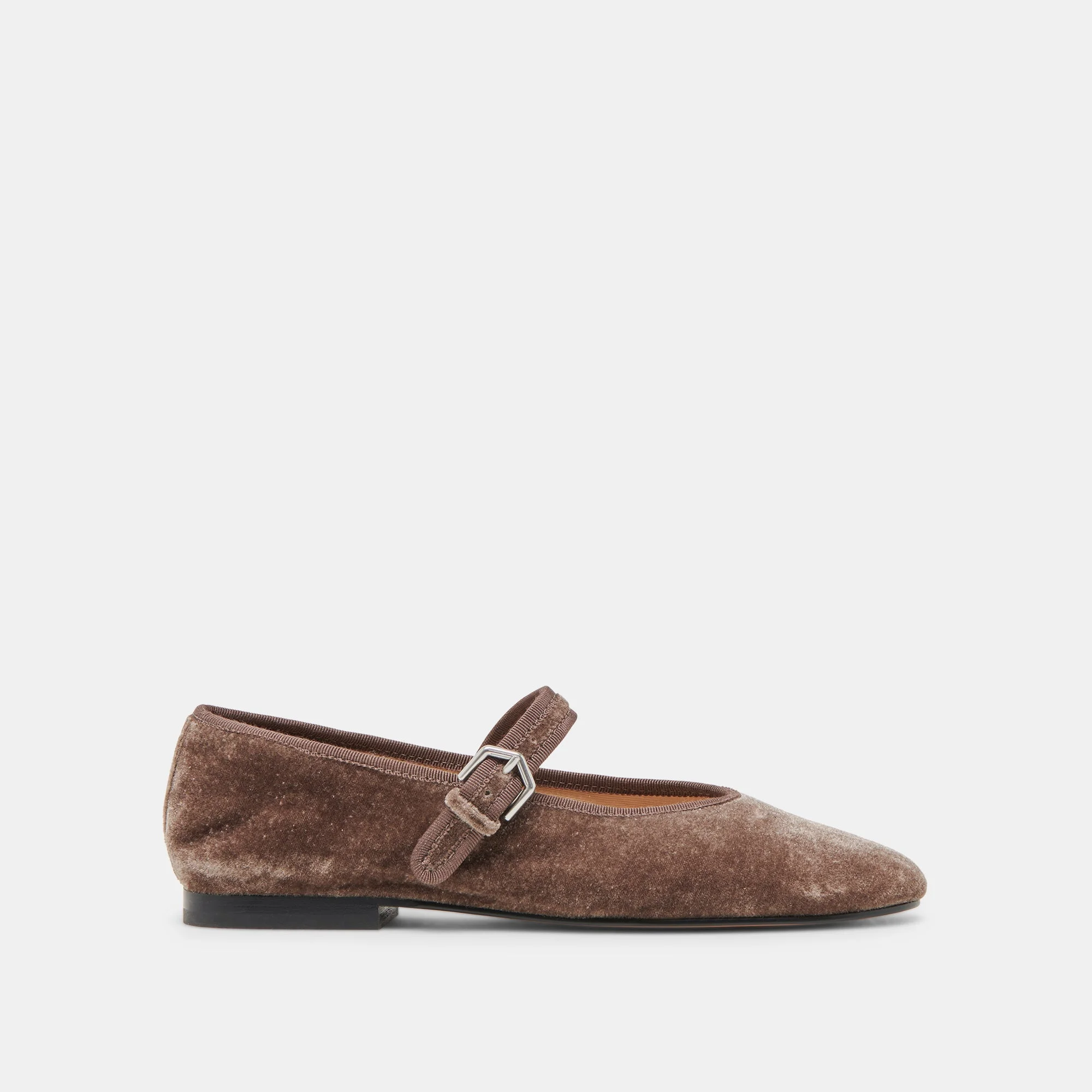 ROSLYN BALLET FLATS SMOKE VELVET - 1