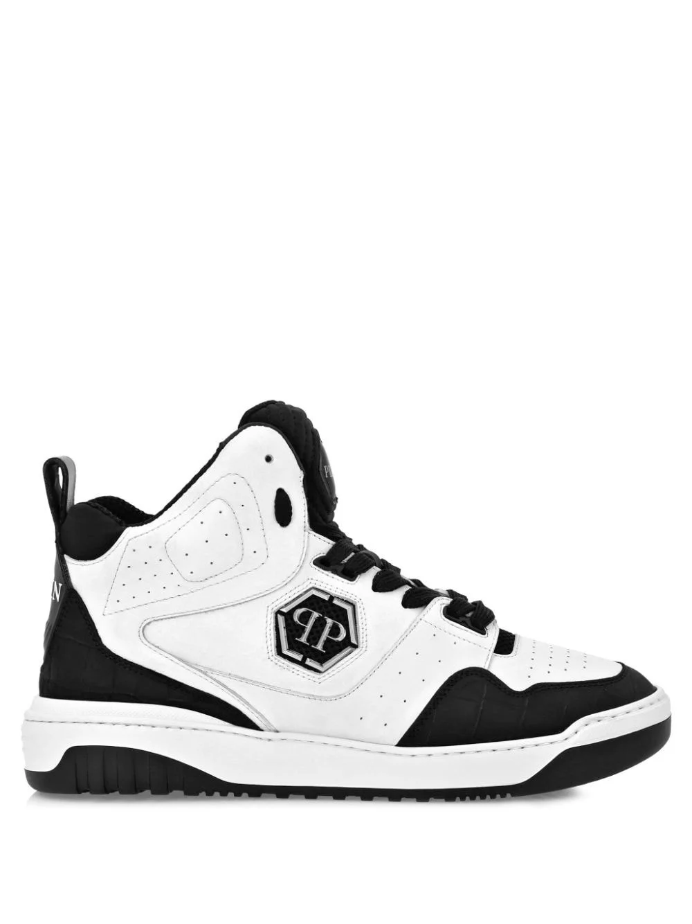 logo-plaque sneakers - 1