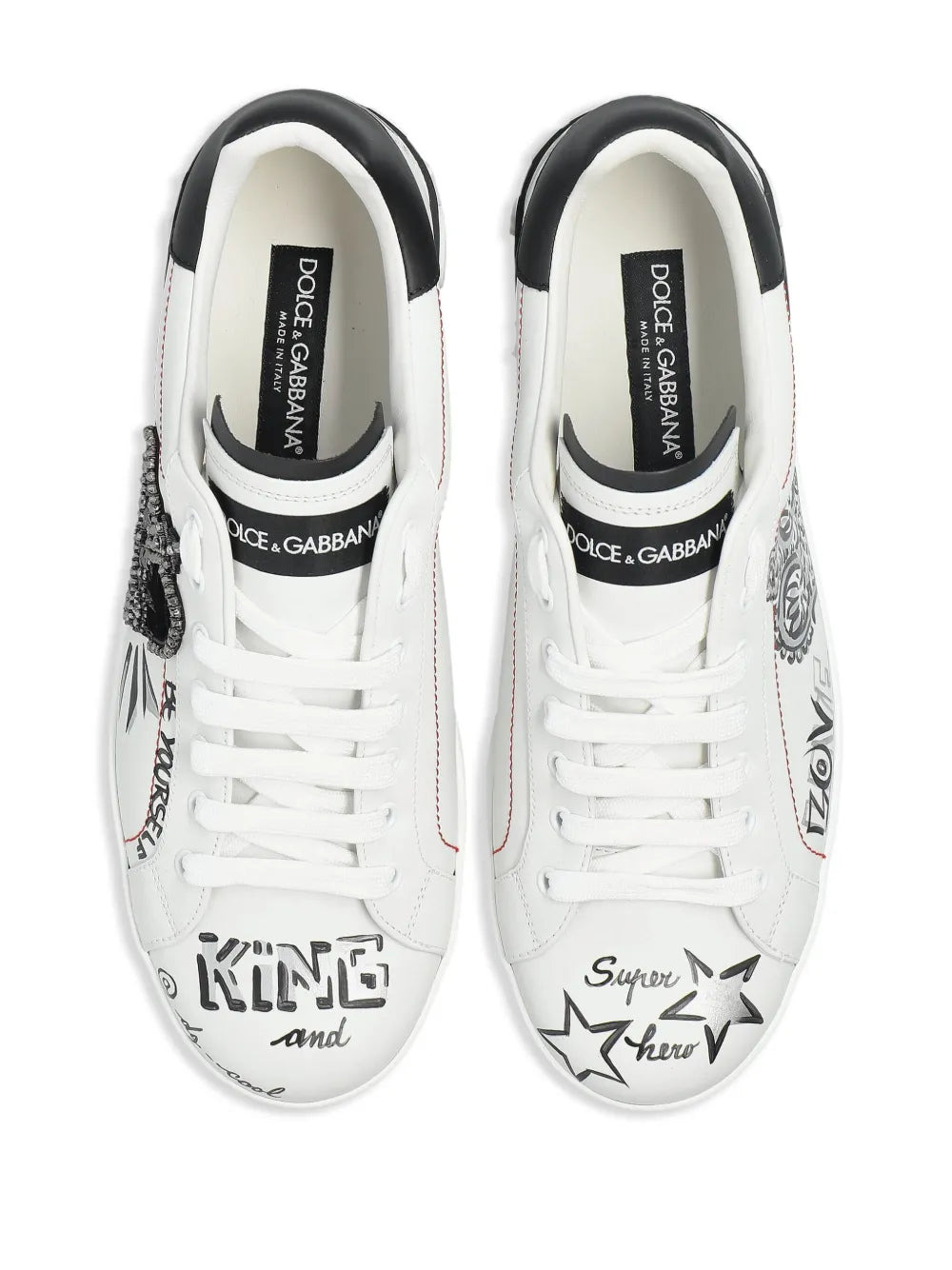 Dolce & Gabbana Men Sneakers With Logo Application - 5