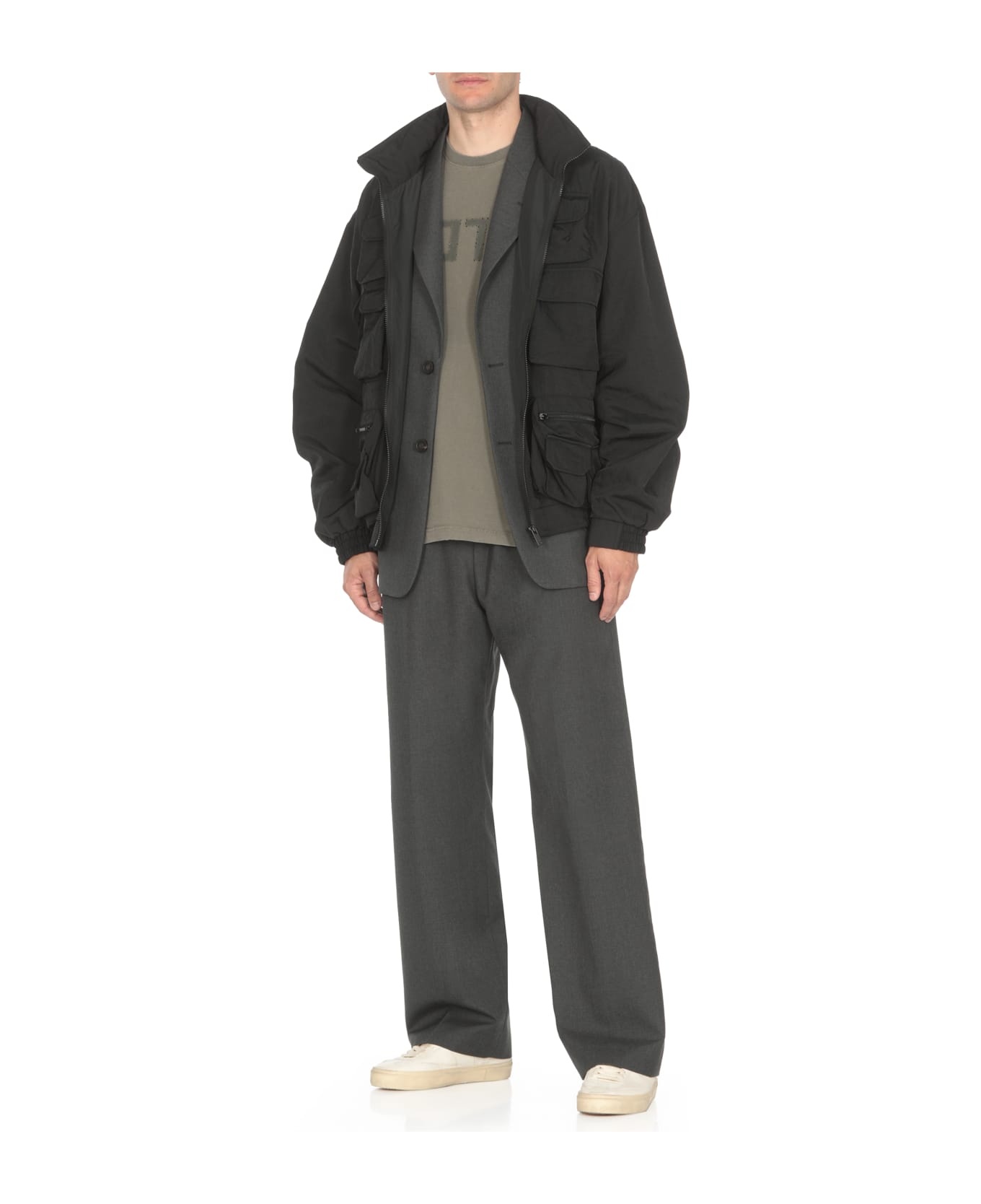 Multipockets Windbreaker Jacket - 2