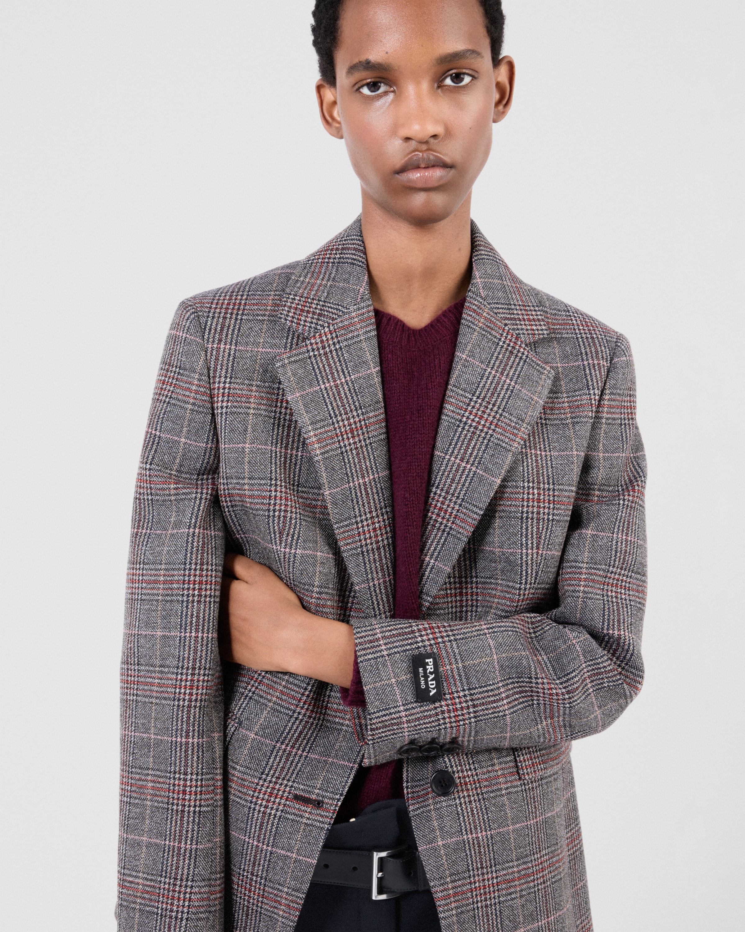 Single-breasted Prince of Wales checked jacket - 4