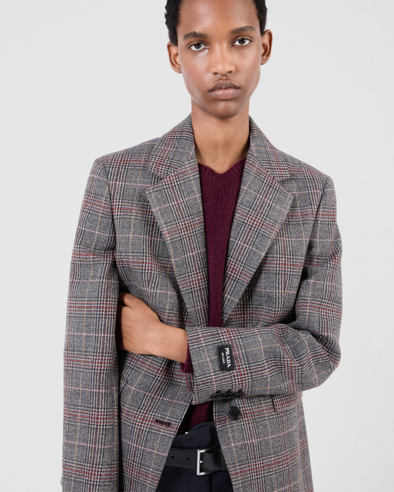 Single-breasted Prince of Wales checked jacket 4
