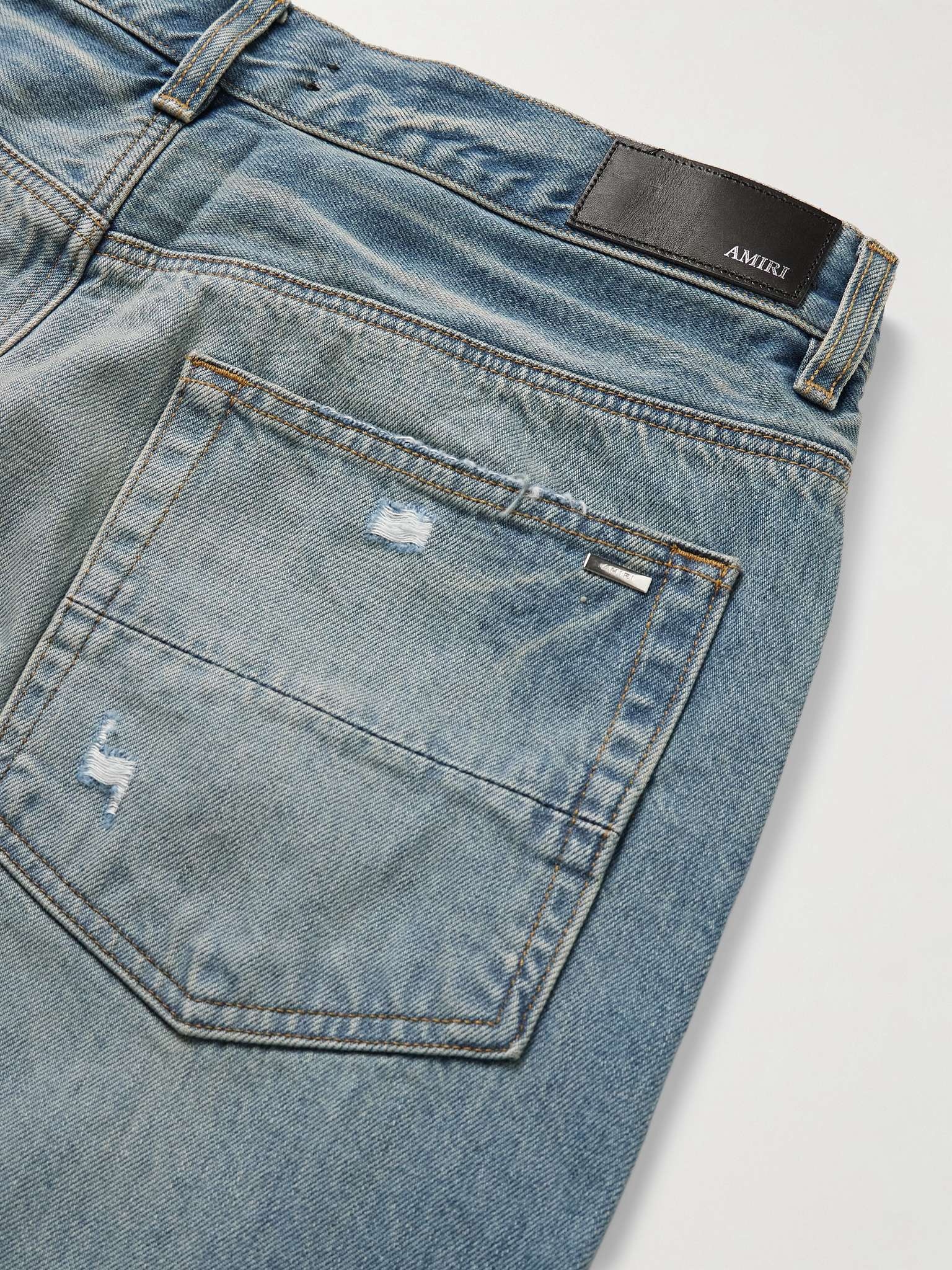 MX1 Straight-Leg Panelled Distressed Jeans - 5