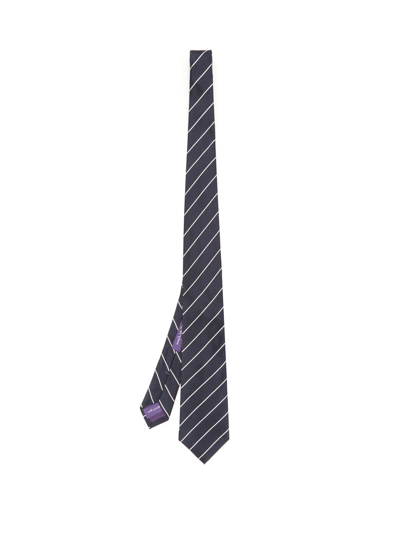 Striped Mulberry-silk satin tie - 1