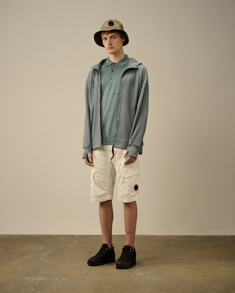 C.P. Company Diagonal Raised Fleece Goggle Hooded Sweatshirt outlook