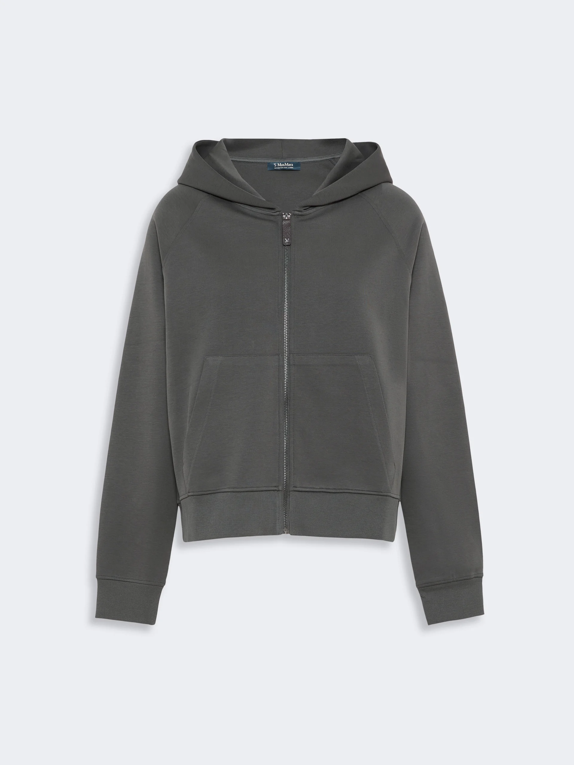 MAREA Technical cotton jersey sweatshirt - DARK GREY - 1