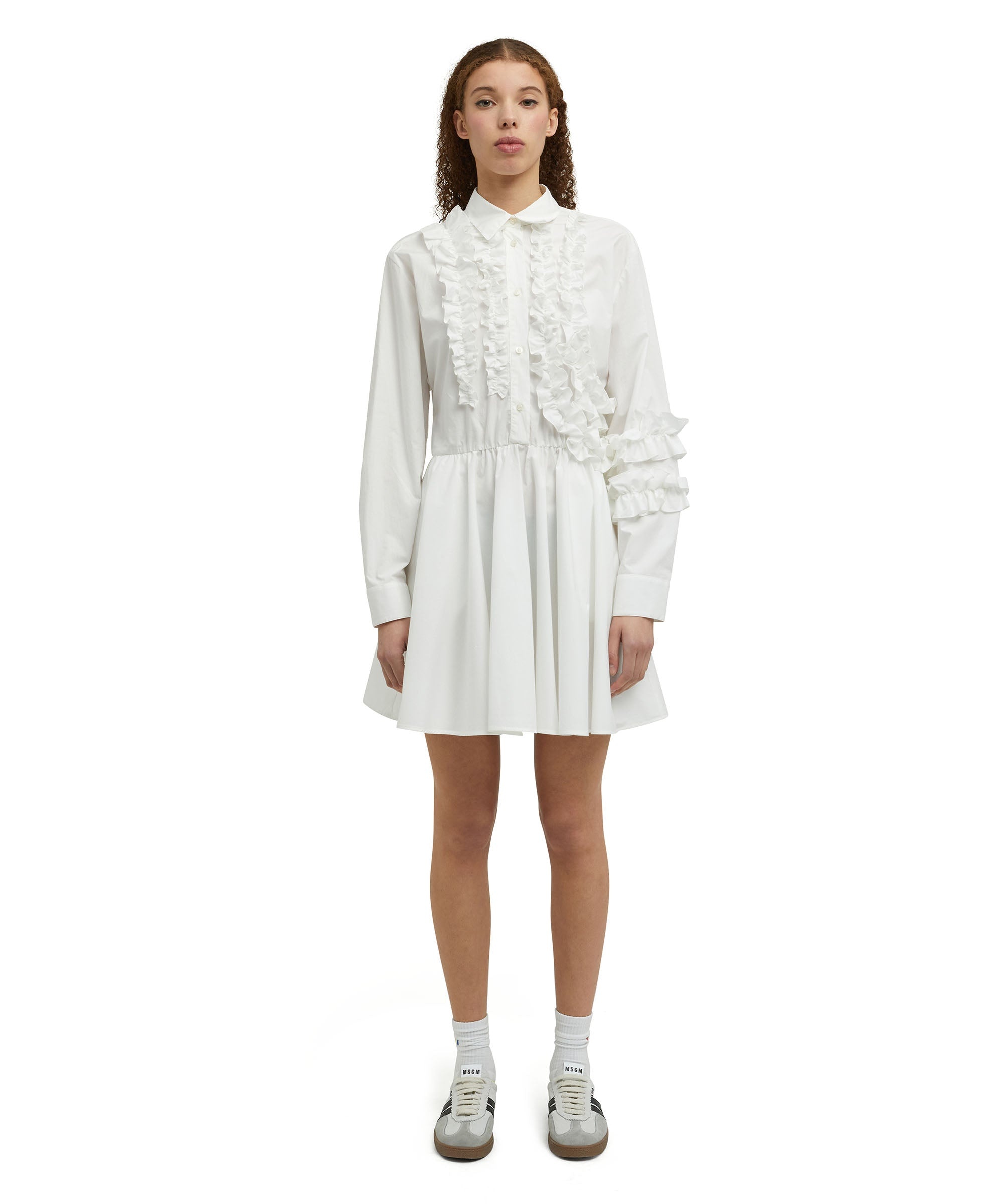 Poplin cotton midi dress - 2