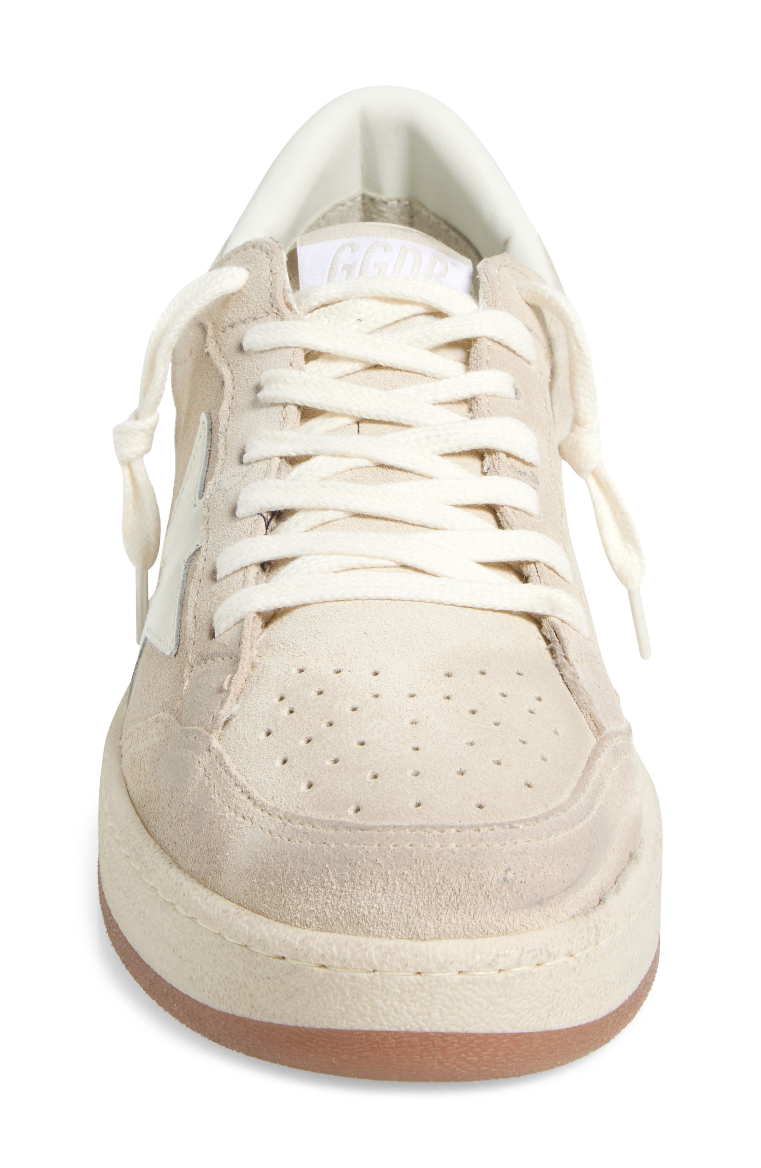 Golden Goose Ball Star 2 Low Top Sneaker in Light Beige/Milk at Nordstrom - 4