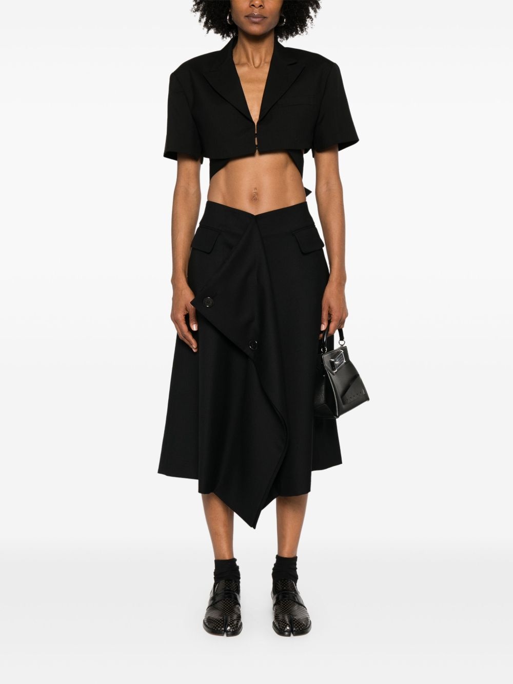 cropped blazer - 2