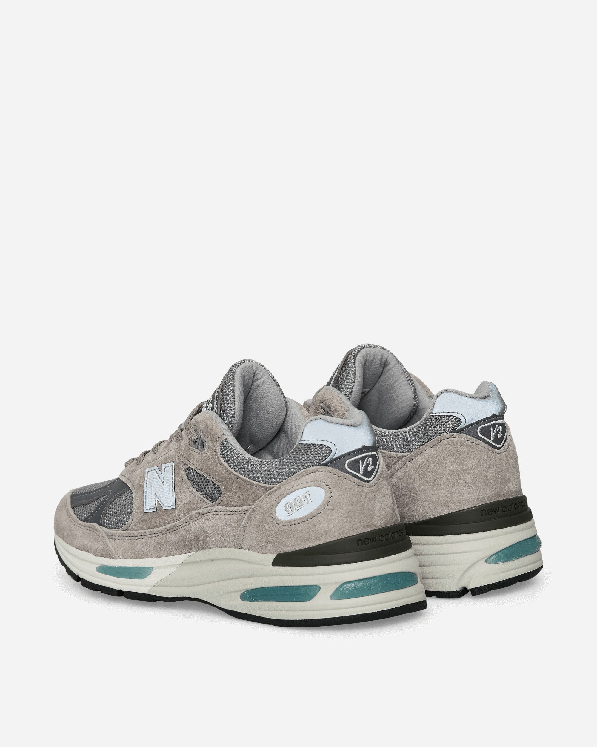 Made in UK 991v2 Sneakers Dove / Alloy / Silver - 4