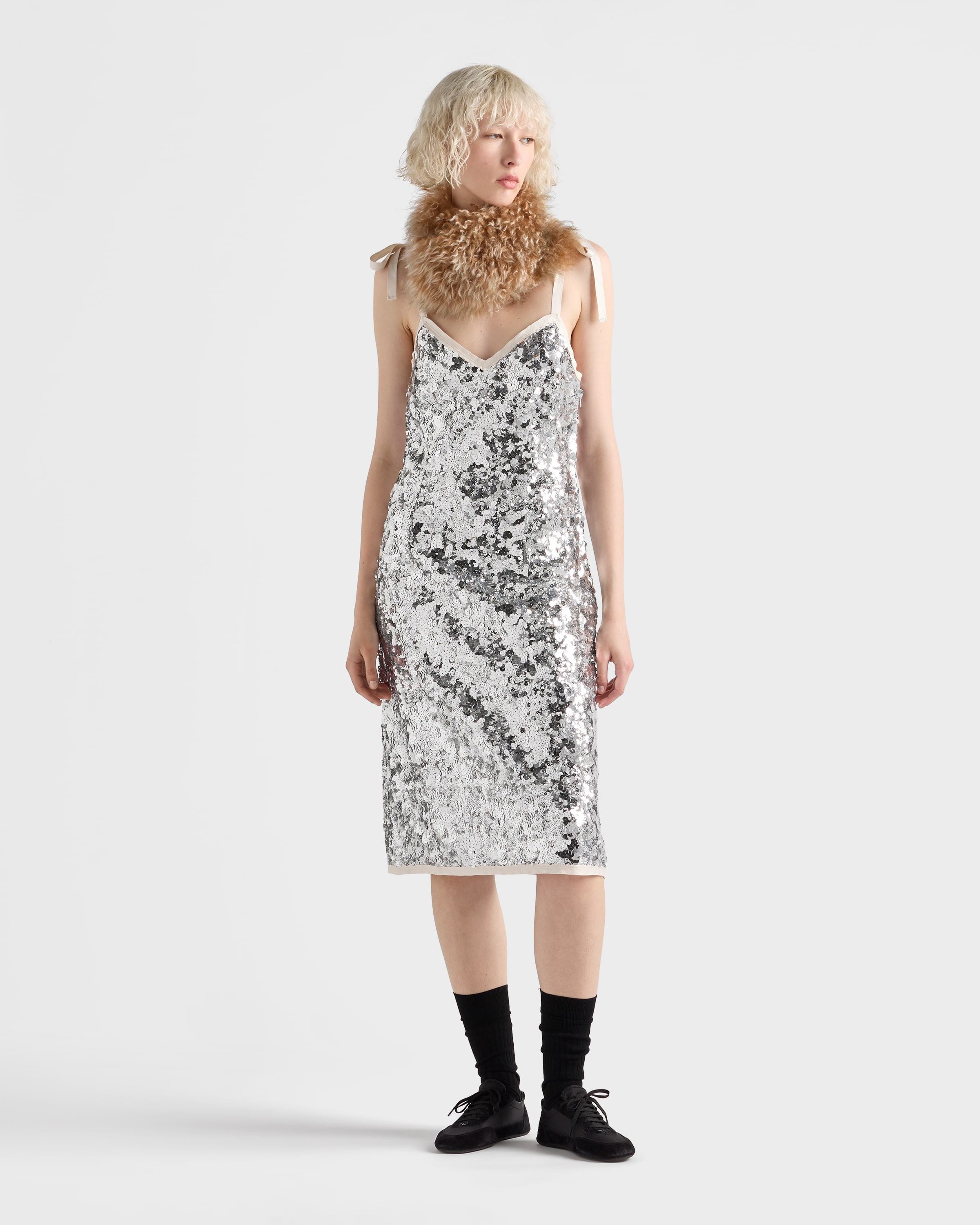 Embroidered sequin dress - 2