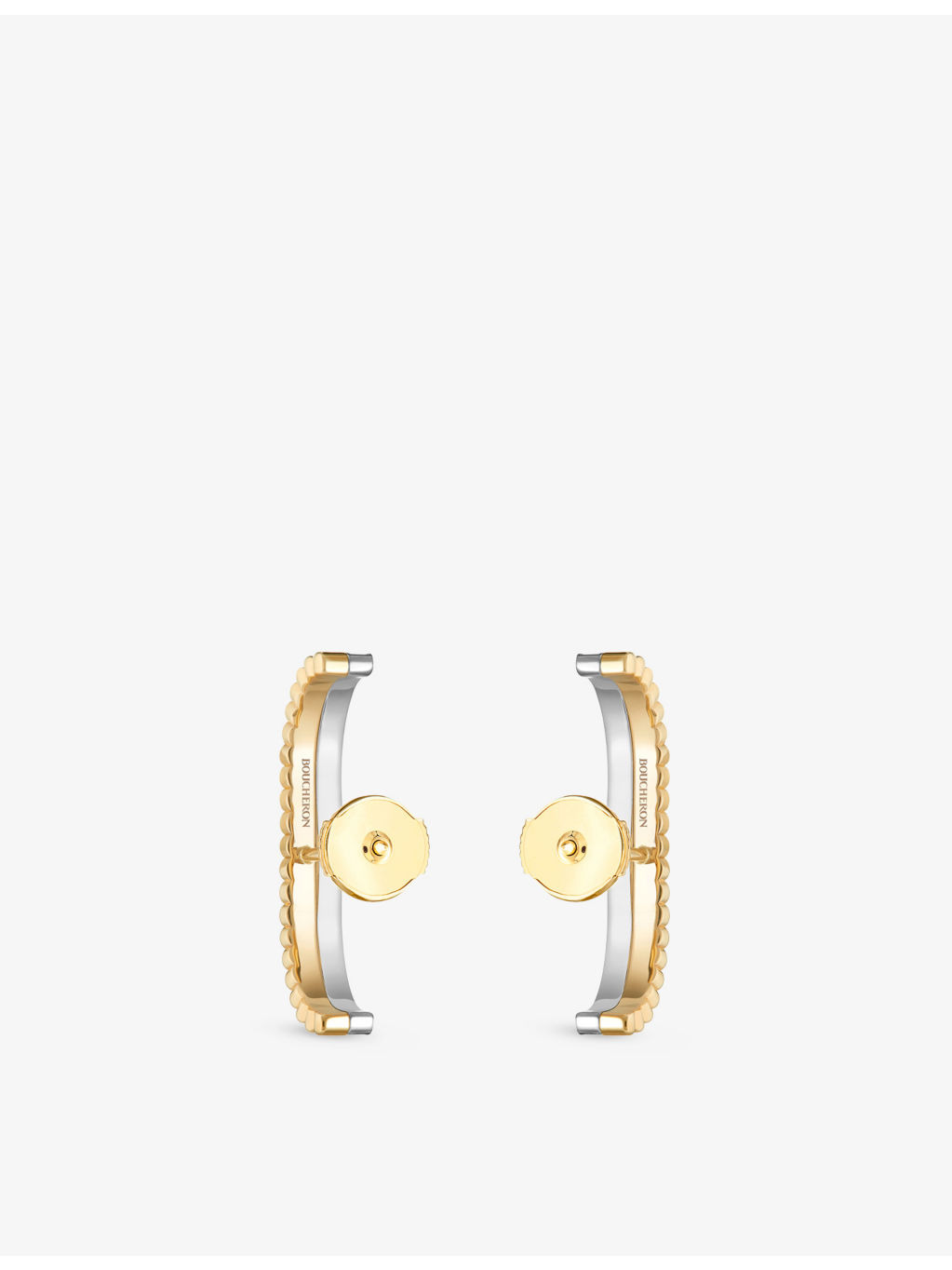 Quatre Radiant Edition 18ct Yellow, White Gold And 0.26ct Diamond Stud Earrings - 3