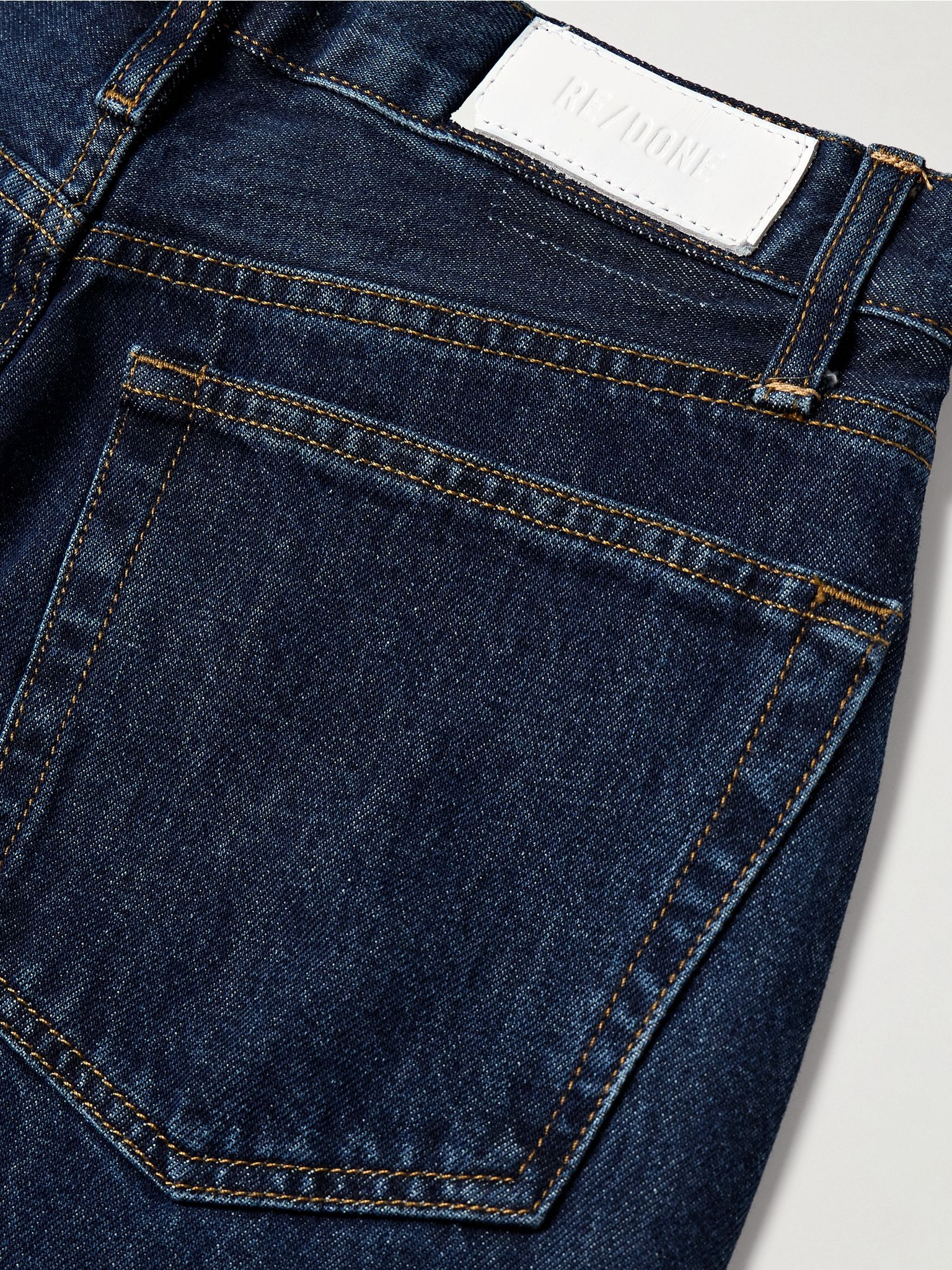 90s Loose high-rise straight-leg jeans Dark denim - 5