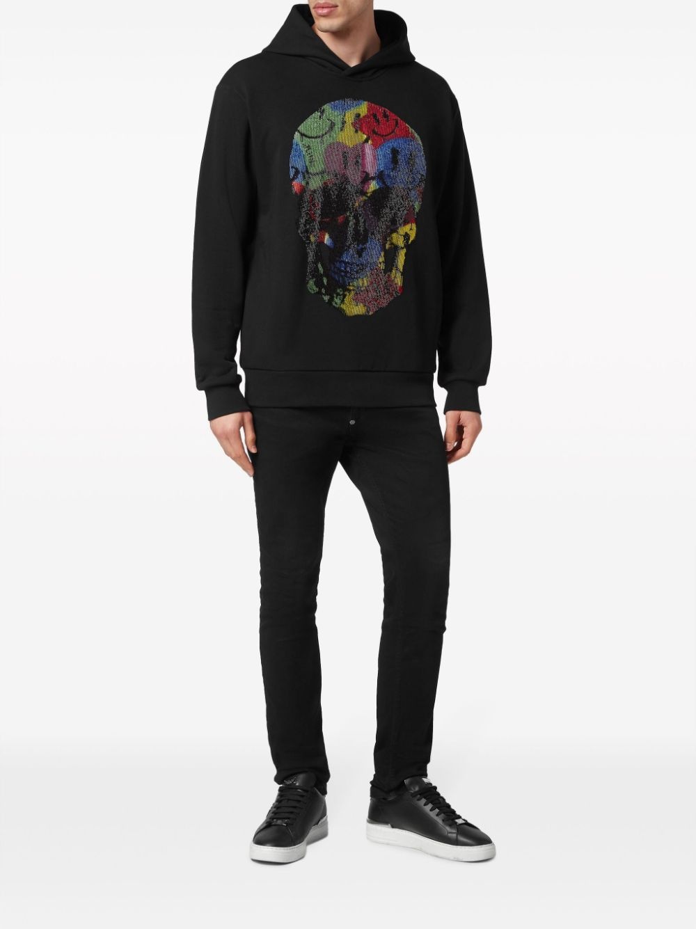 skull-embellished sweatshirt - 2