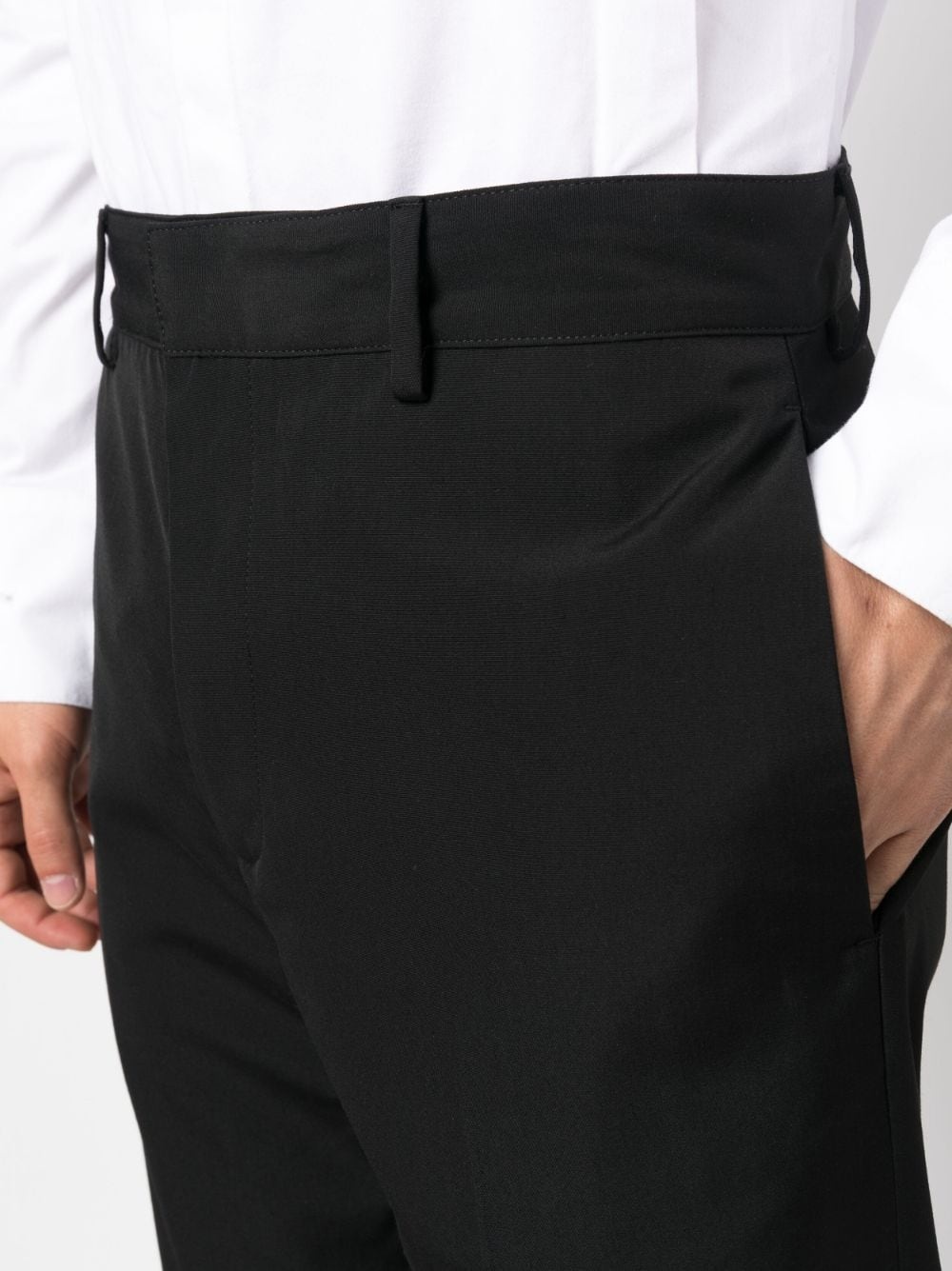 mid-rise tailored trousers - 5