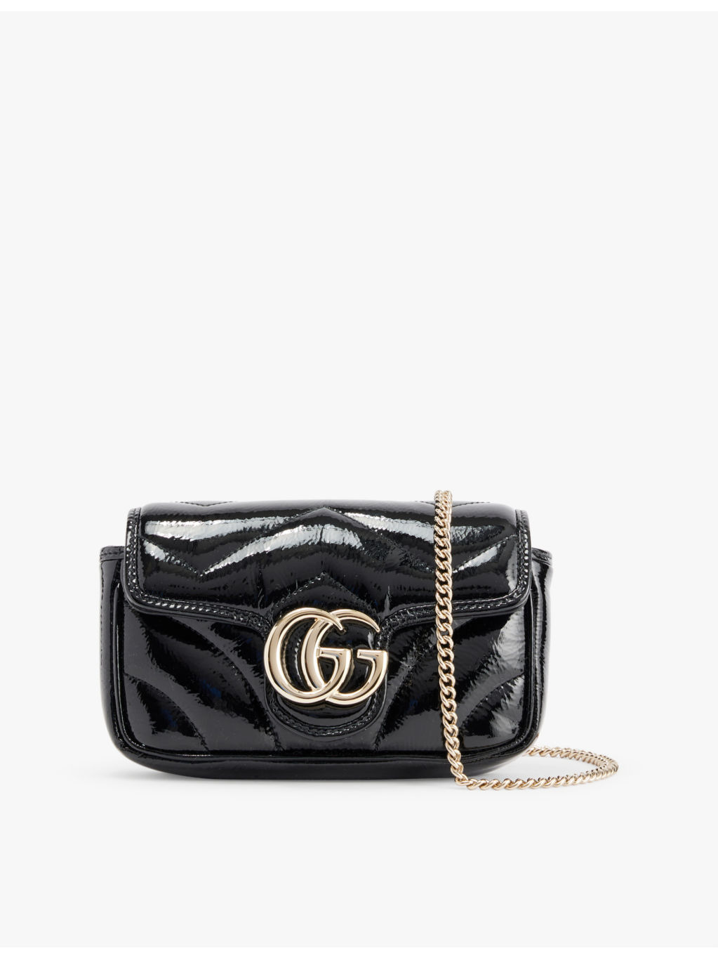Mini Marmont quilted leather cross-body bag - 1