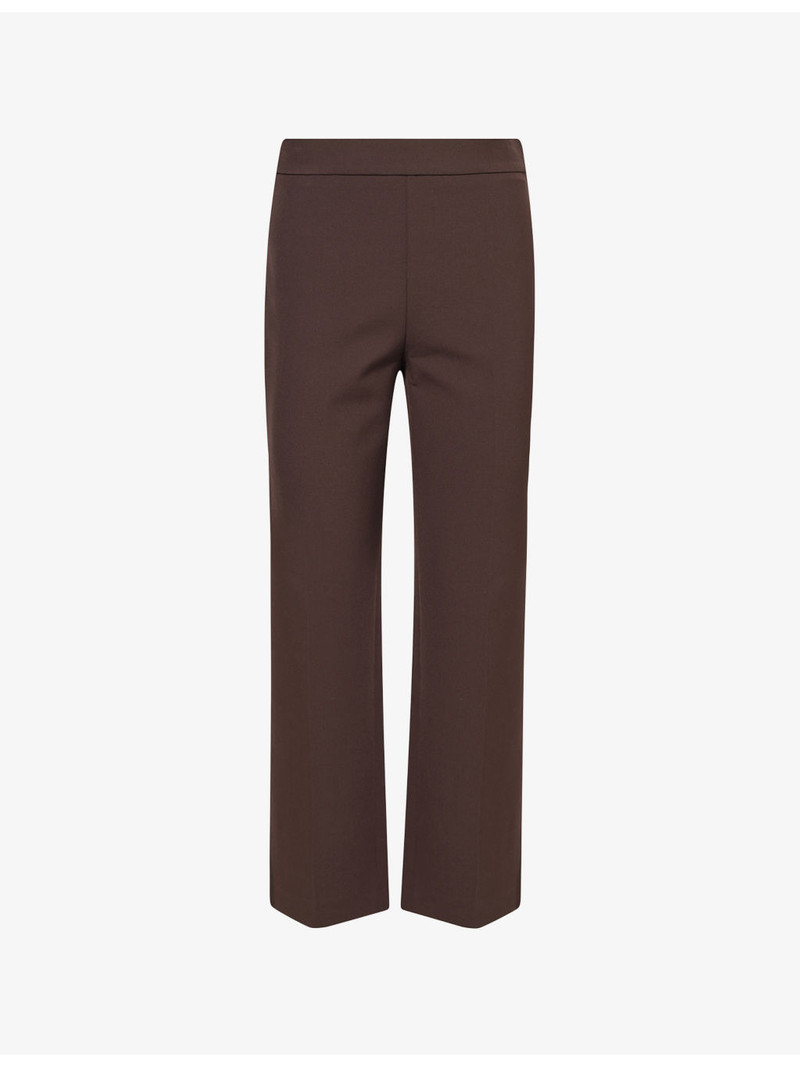 Mackenzie Straight-Leg Stretch-Woven Trousers 1