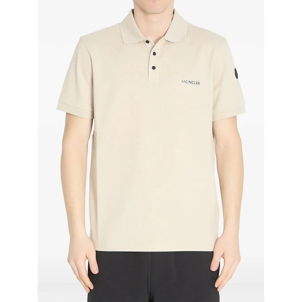 Moncler Neutrals Polo Shirts Men - 1