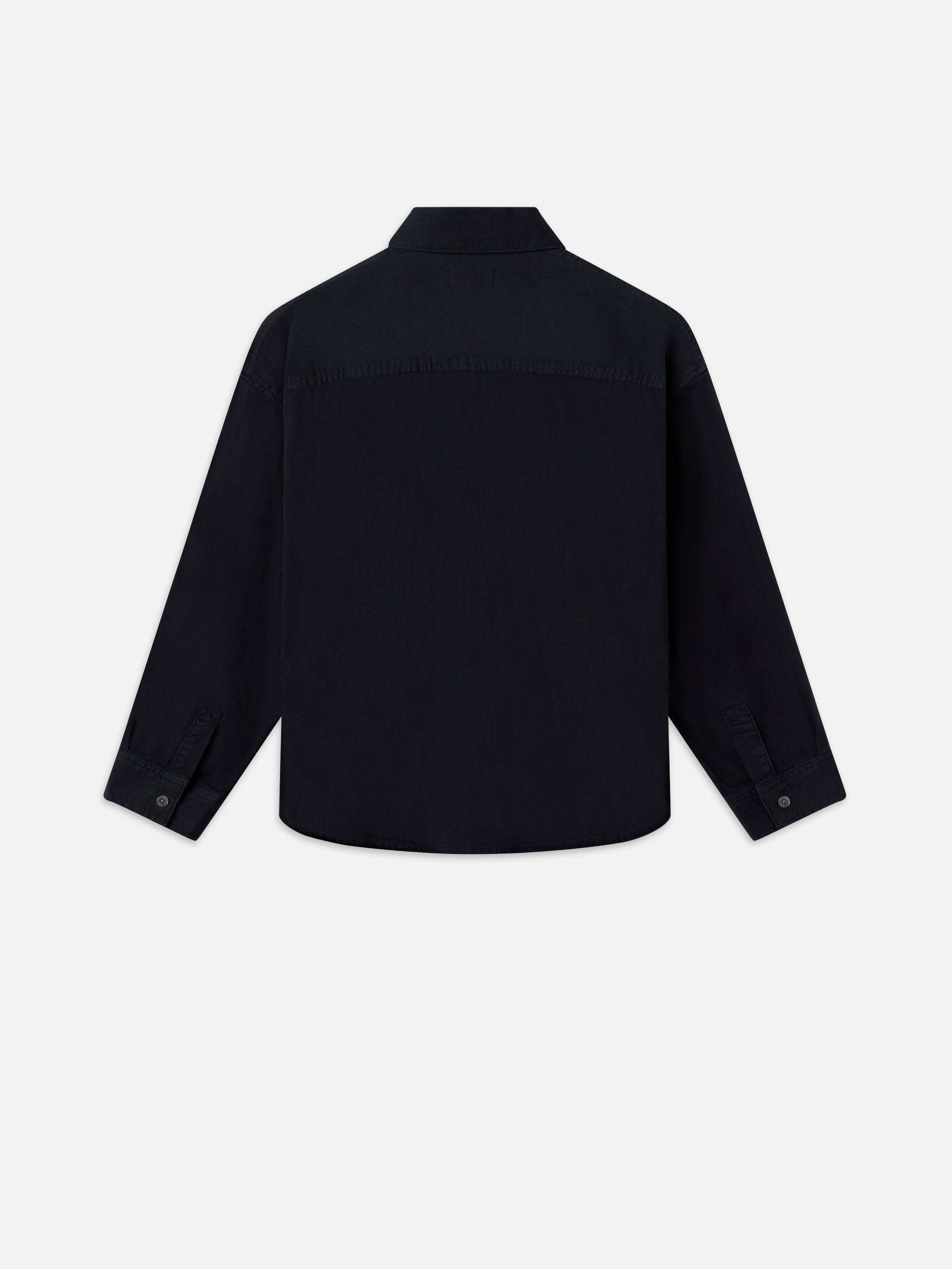 Relaxed Denim Shirt in Navy - 3