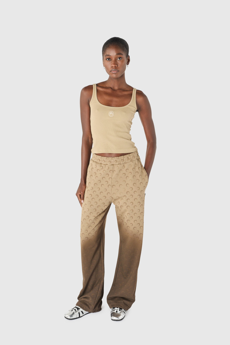 Marine Serre Faded moon sweatpants organic cotton outlook
