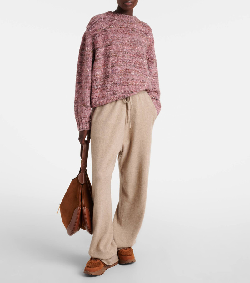 BOGNER Malaga 27 suede-trimmed shearling platform sneakers outlook