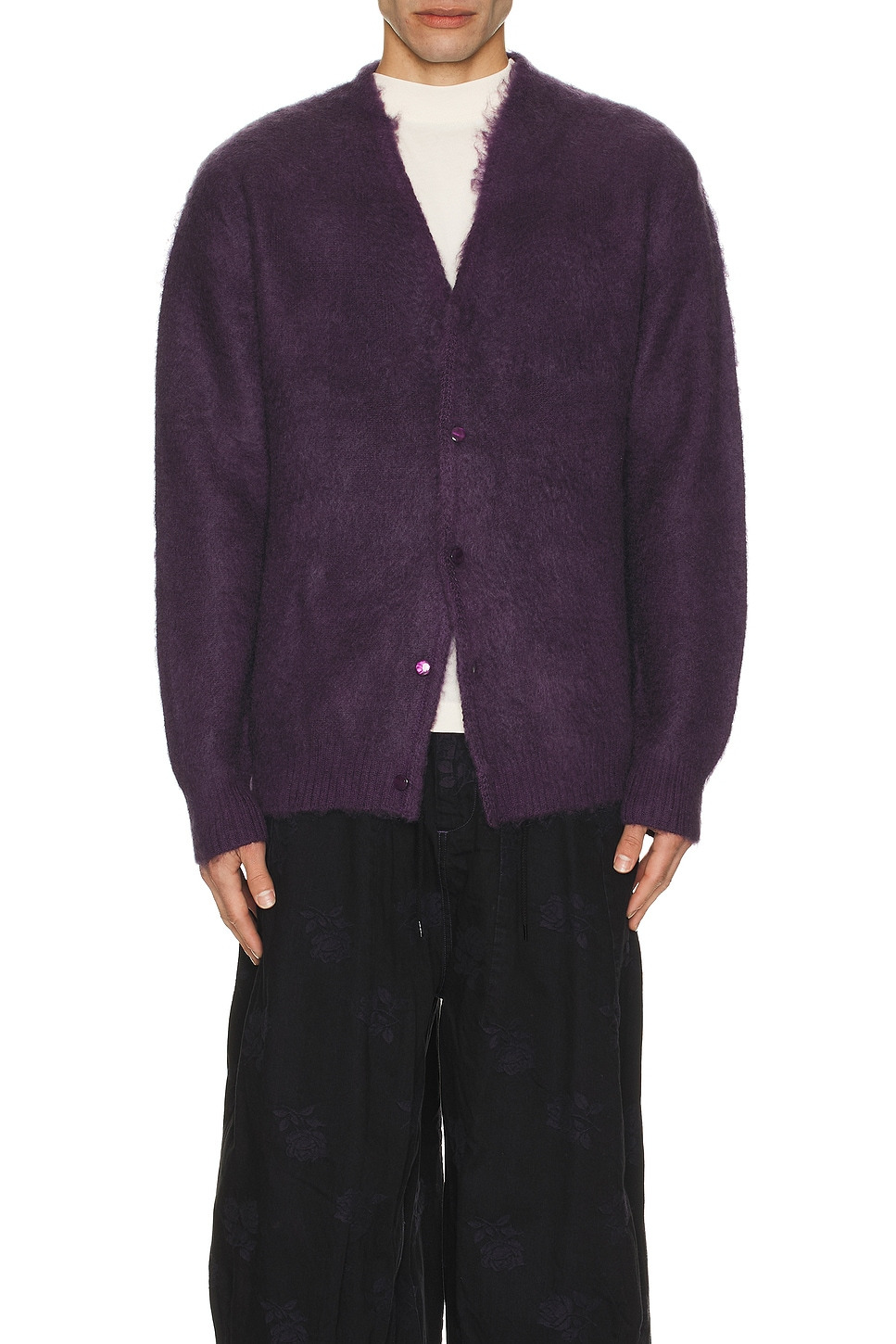 Ep Mohair Cardigan Solid - 3