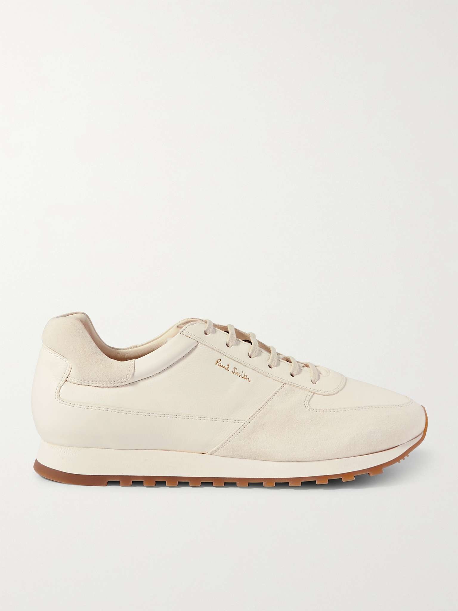 Velo Suede and Full-Grain Leather Sneakers - 1