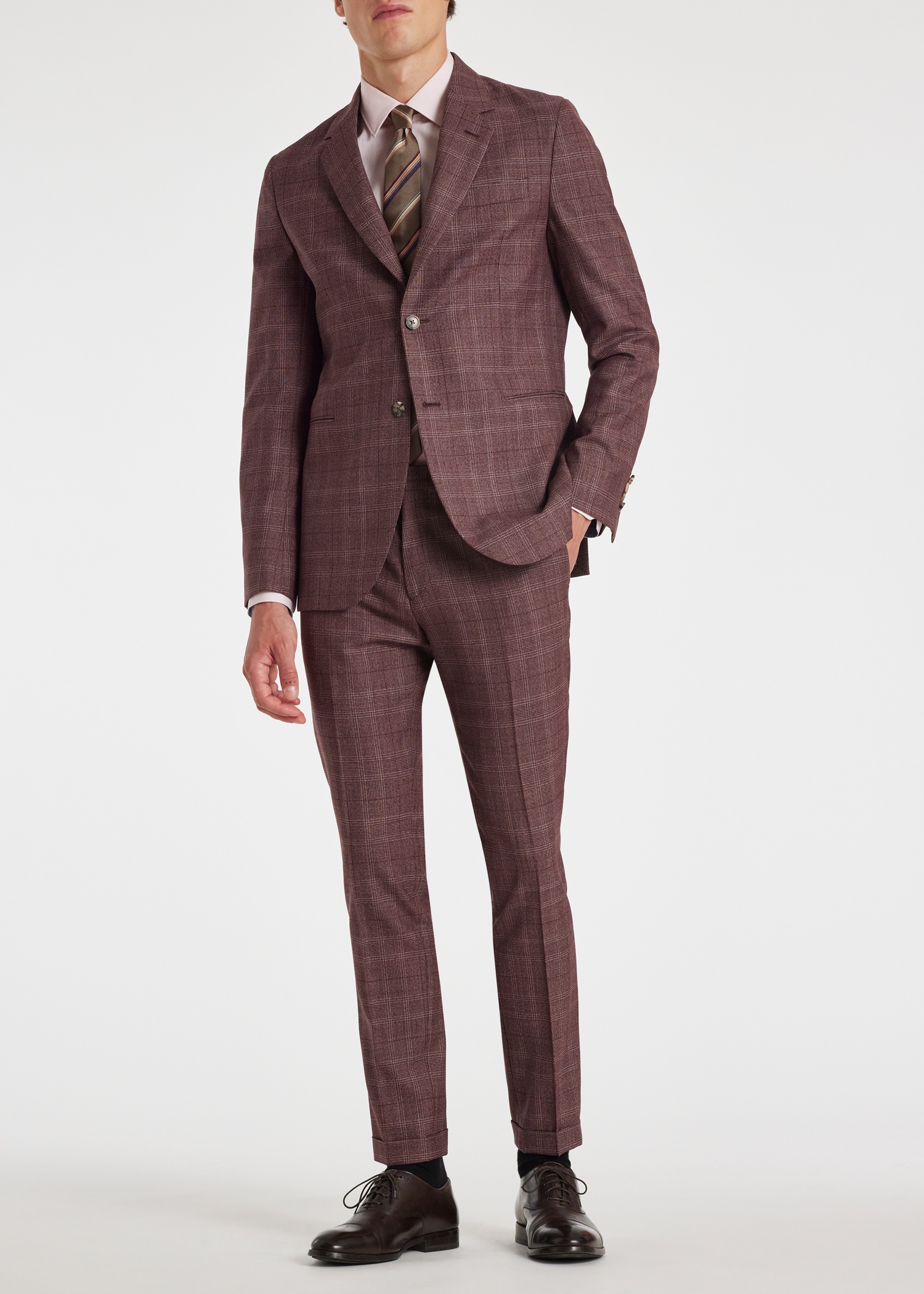Tailored-Fit  'Artist Stripe' Cuff Shirt - 5