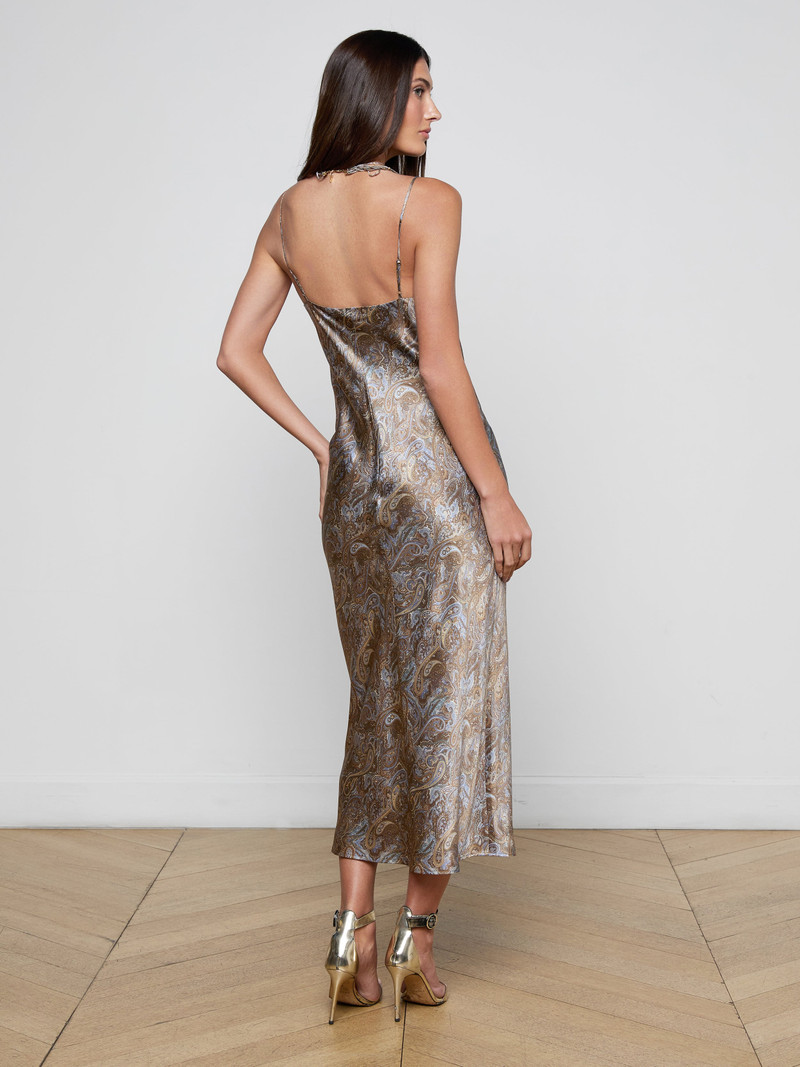 Seridie Silk Slip Dress 4