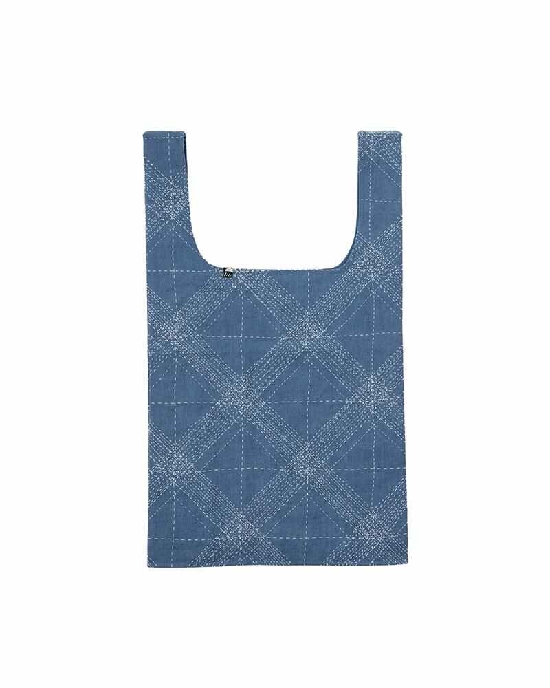 MARKET BAG (L) SASHIKO INDIGO - 1