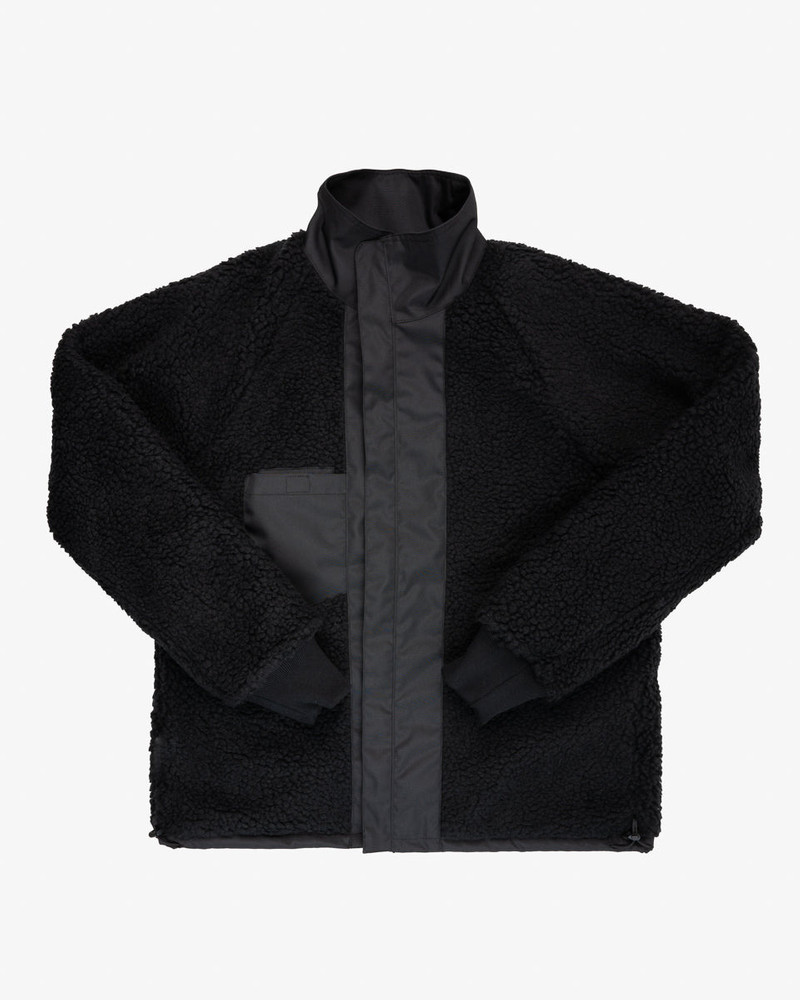 IHJ-152-BLK CORDURA® FLEECE LINED WINDBREAKER - BLACK 6