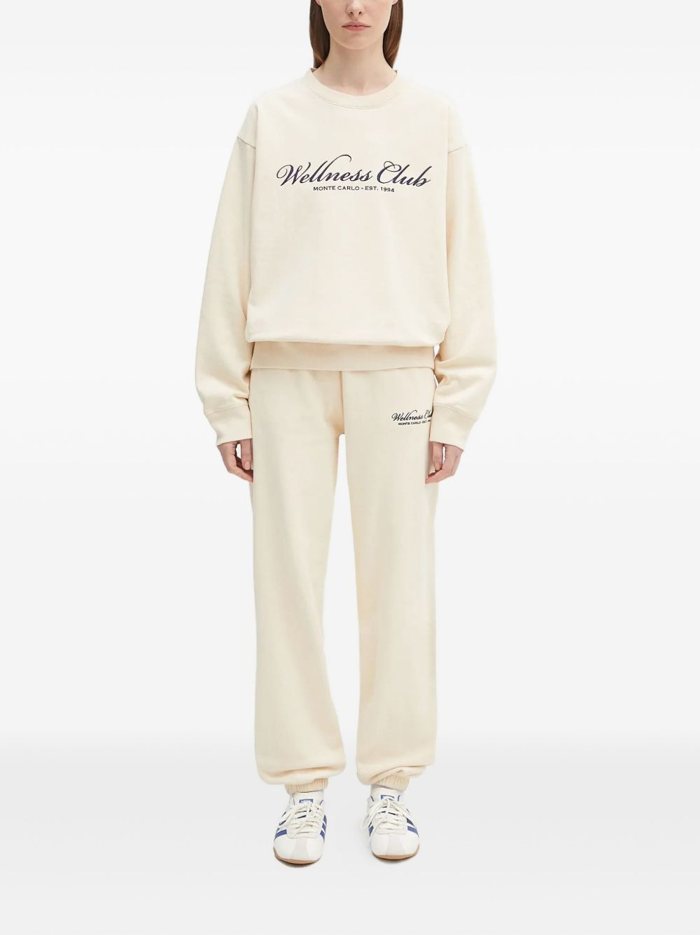 embroidered cuffed trousers - 2