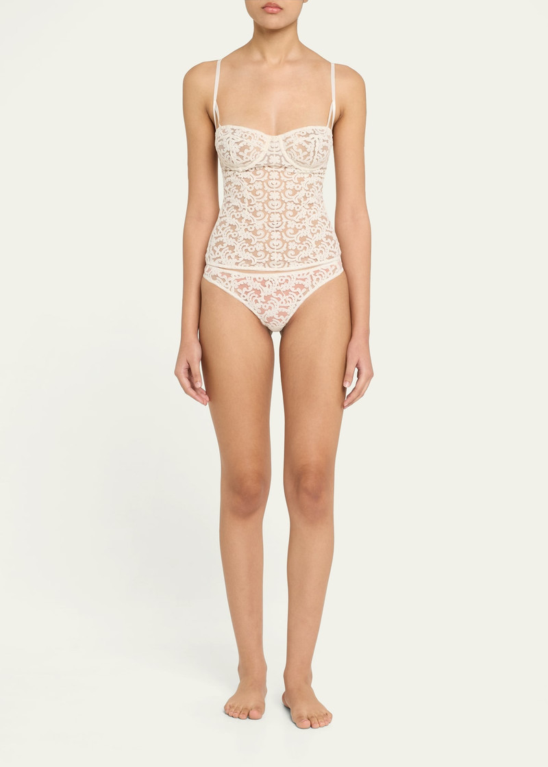KIKI DE MONTPARNASSE Lola Embroidered Corset Panty outlook