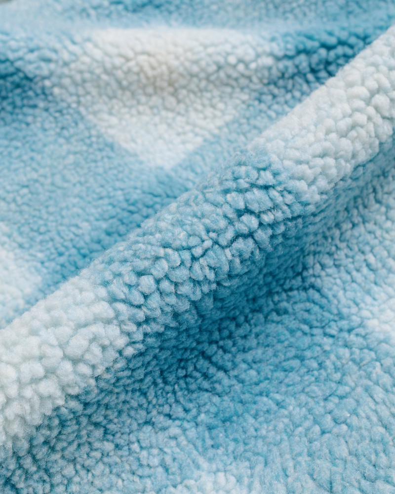 Stüssy Stüssy Zip Sherpa Shadow Plaid Light Blue outlook