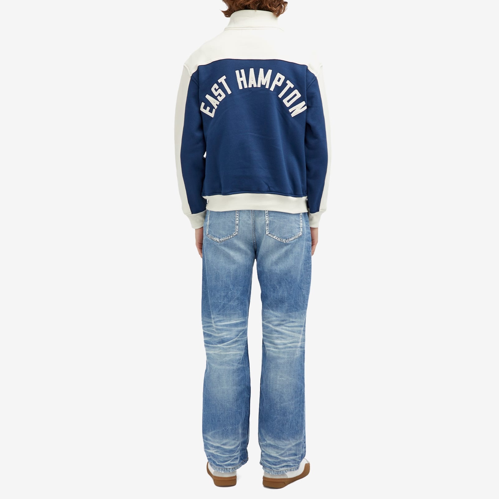 Rhude Cotrast Quarter Zip Logo Jacket - 4