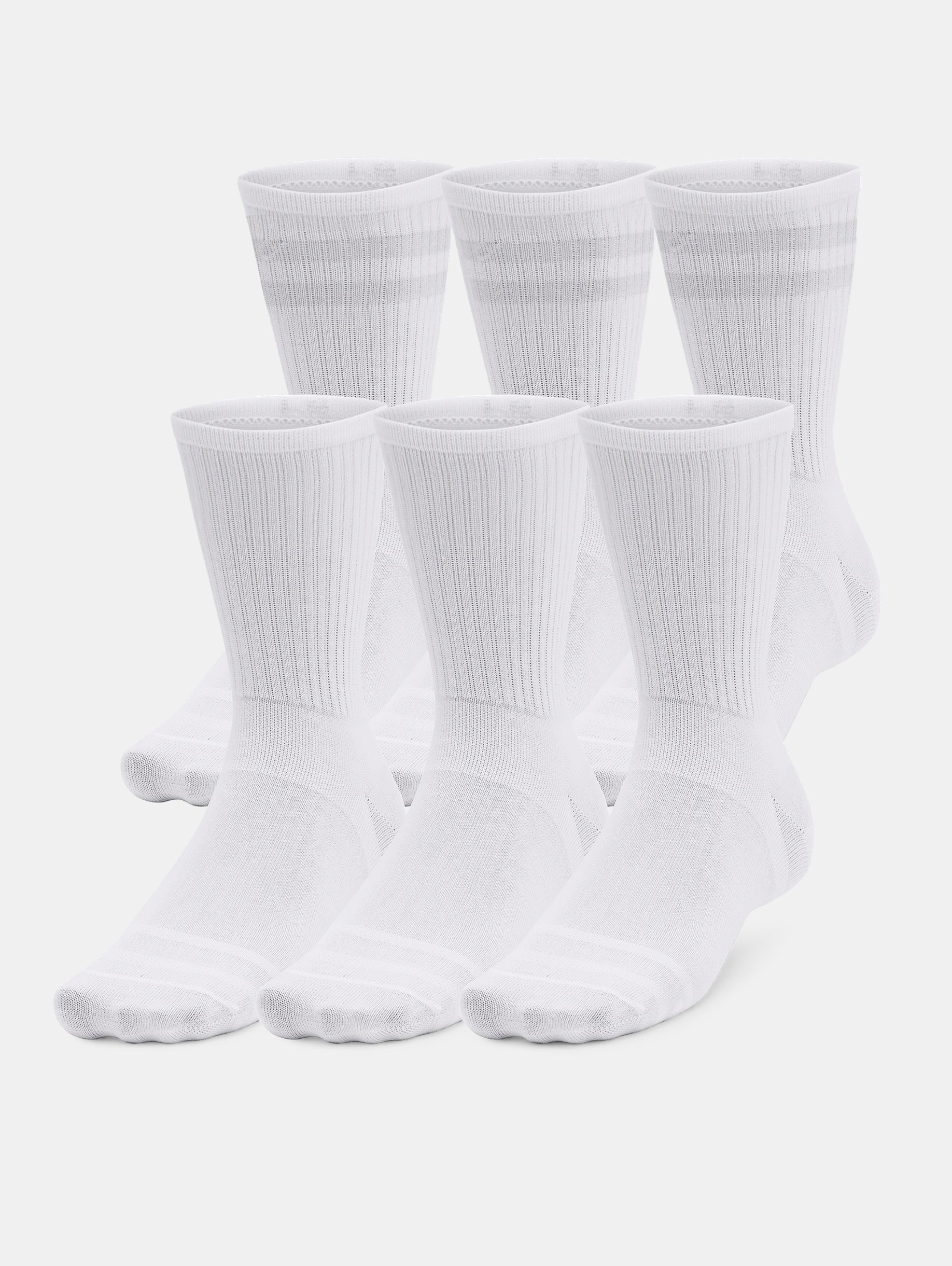Unisex UA Essential 6-Pack Crew Socks - 3