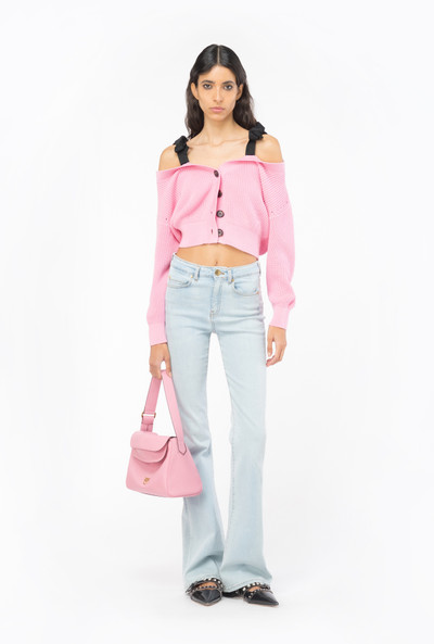 PINKO FLARED BABY BLUE DENIM JEANS outlook