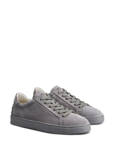 Tod's panelled suede sneakers outlook