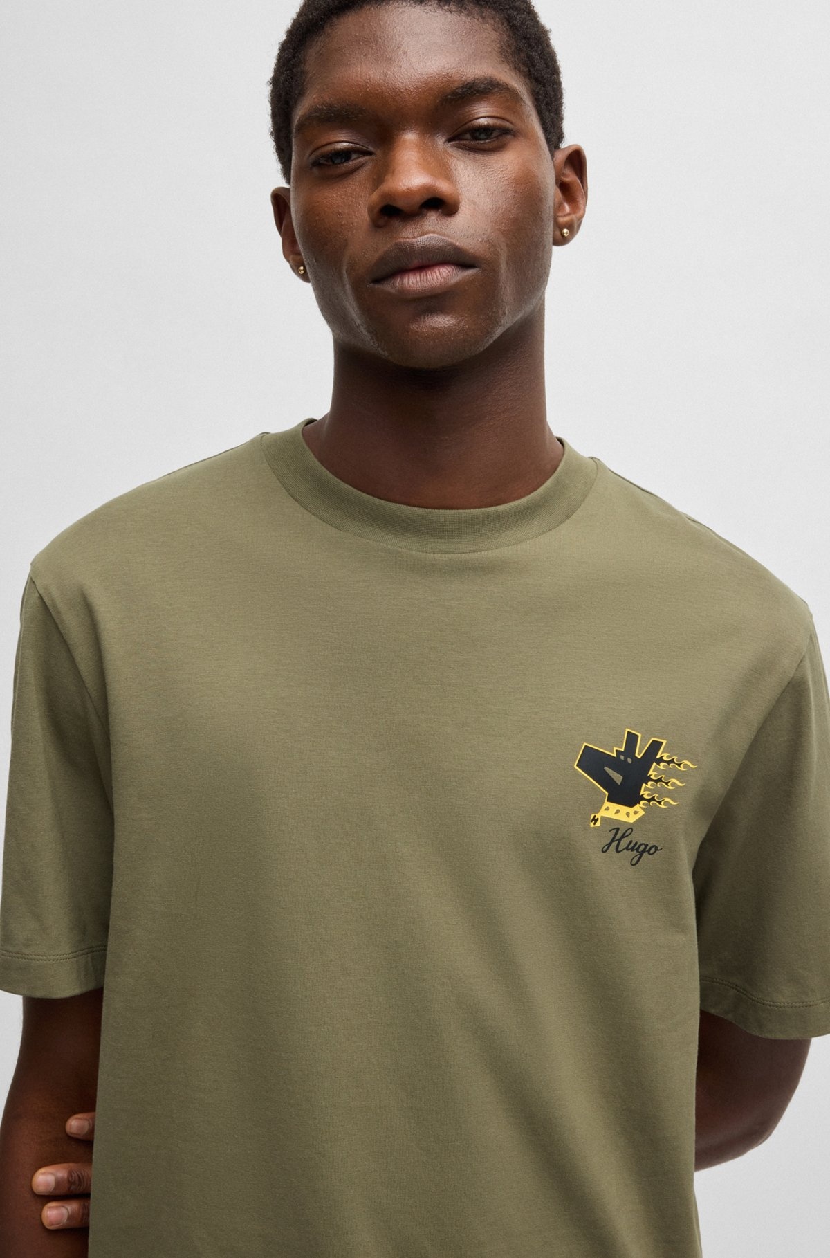 COTTON-JERSEY T-SHIRT WITH GRAPHIC PRINTS - 3