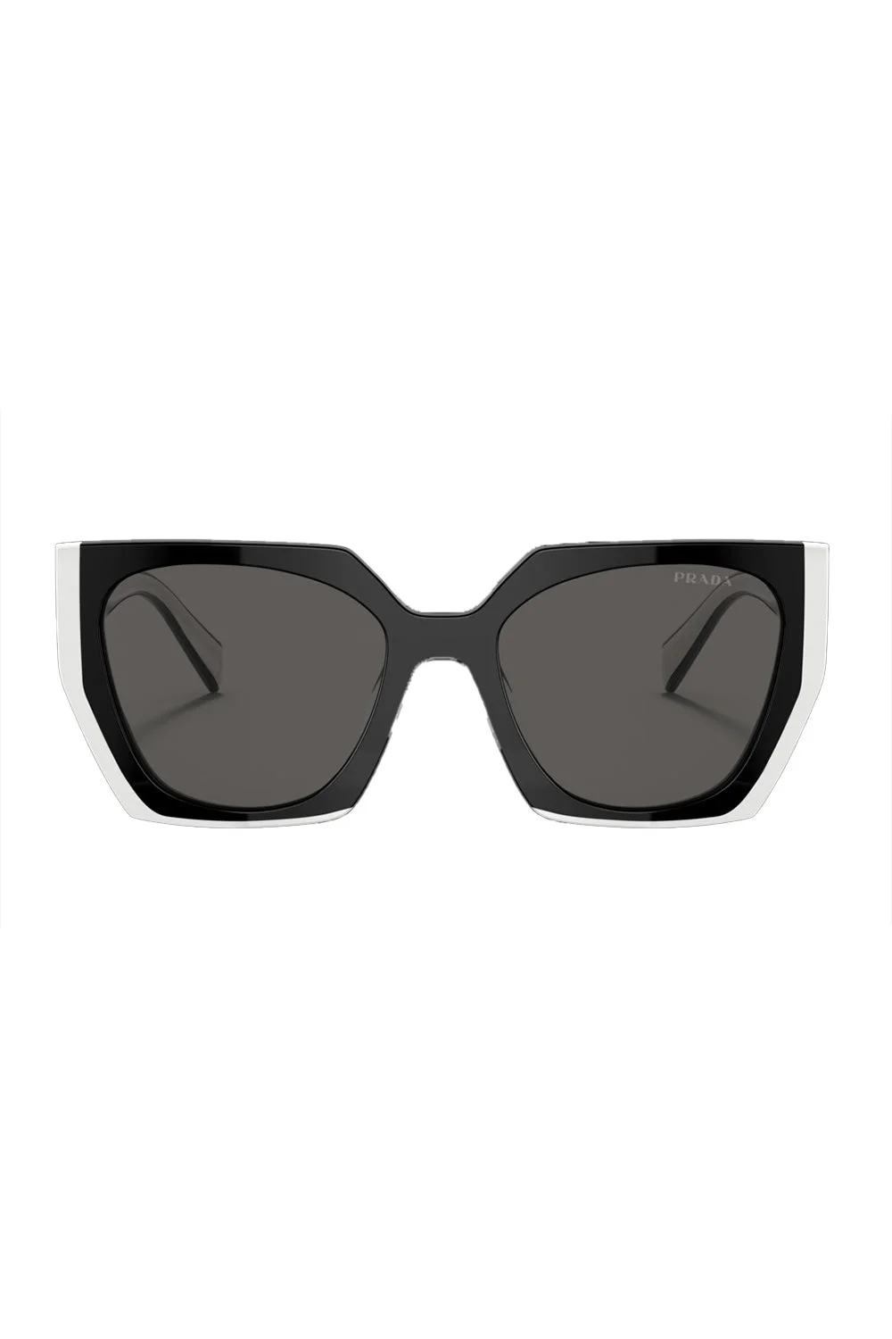 Gradient Rectangular Sunglasses - Black Slate - 1