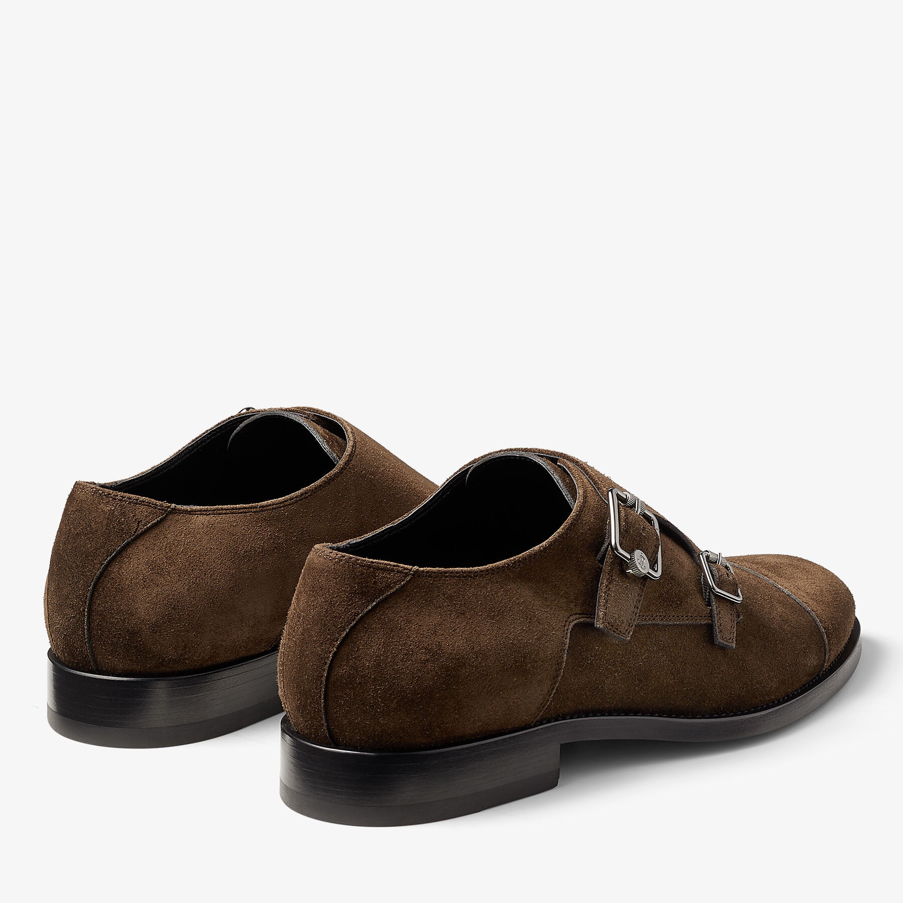 Finnion Monkstrap
Umber Velvet Suede Monk Strap Shoes - 4