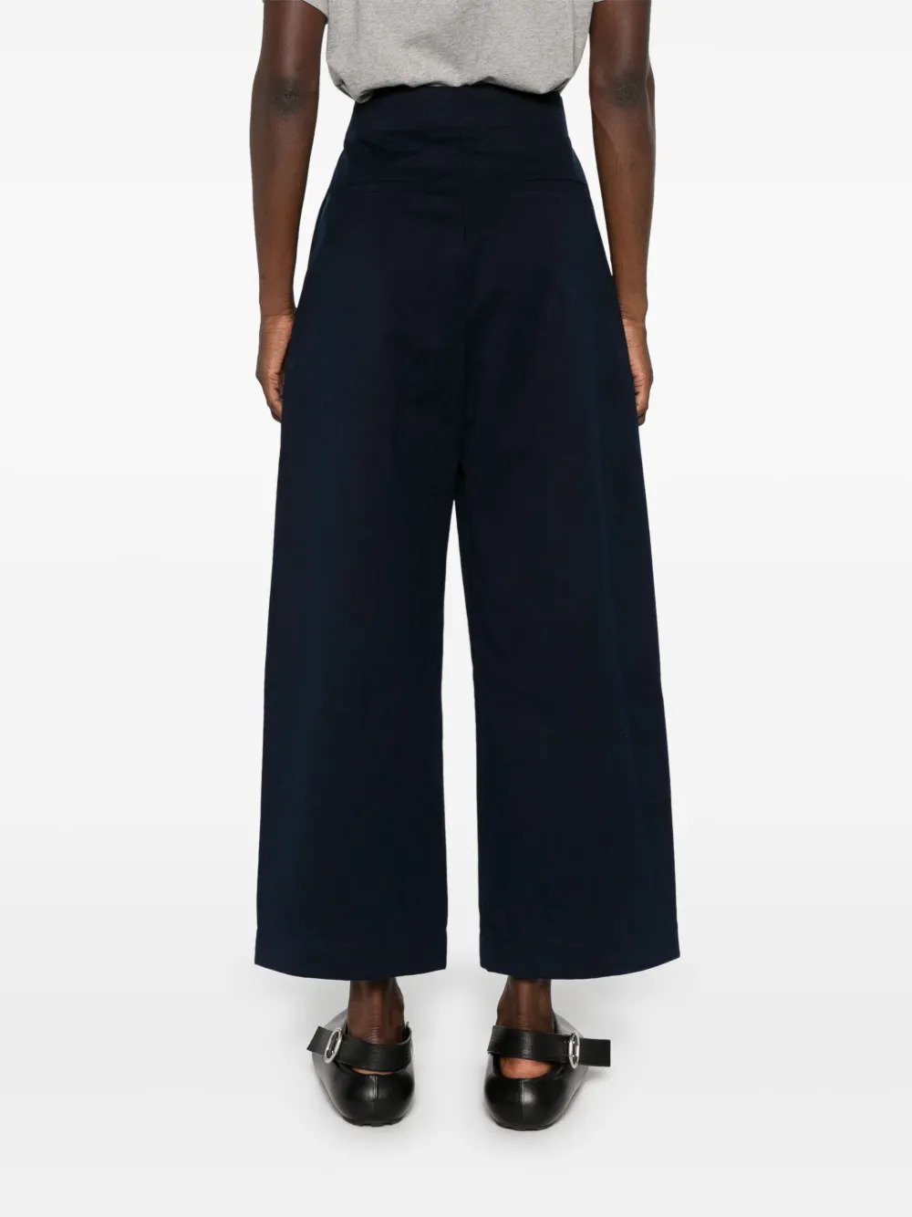 STUDIO NICHOLSON - Women Deep Pleat Volume Ankle Crop Pant - 3