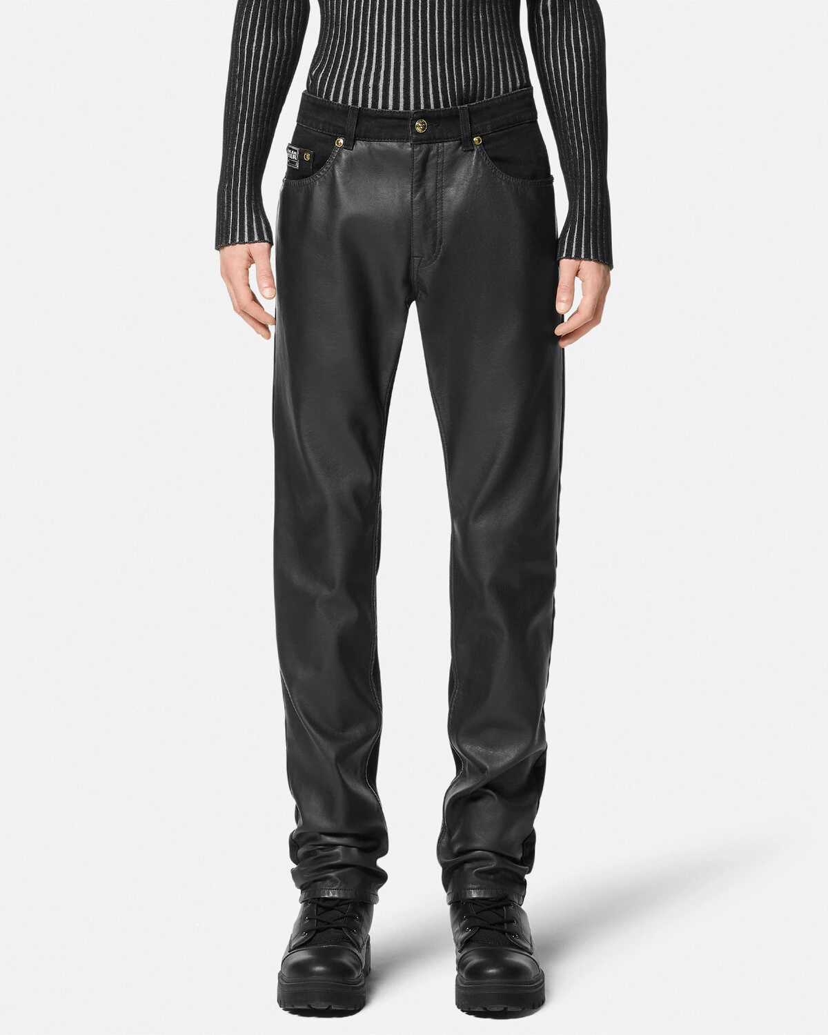 Coated Slim-Fit Jeans - 4