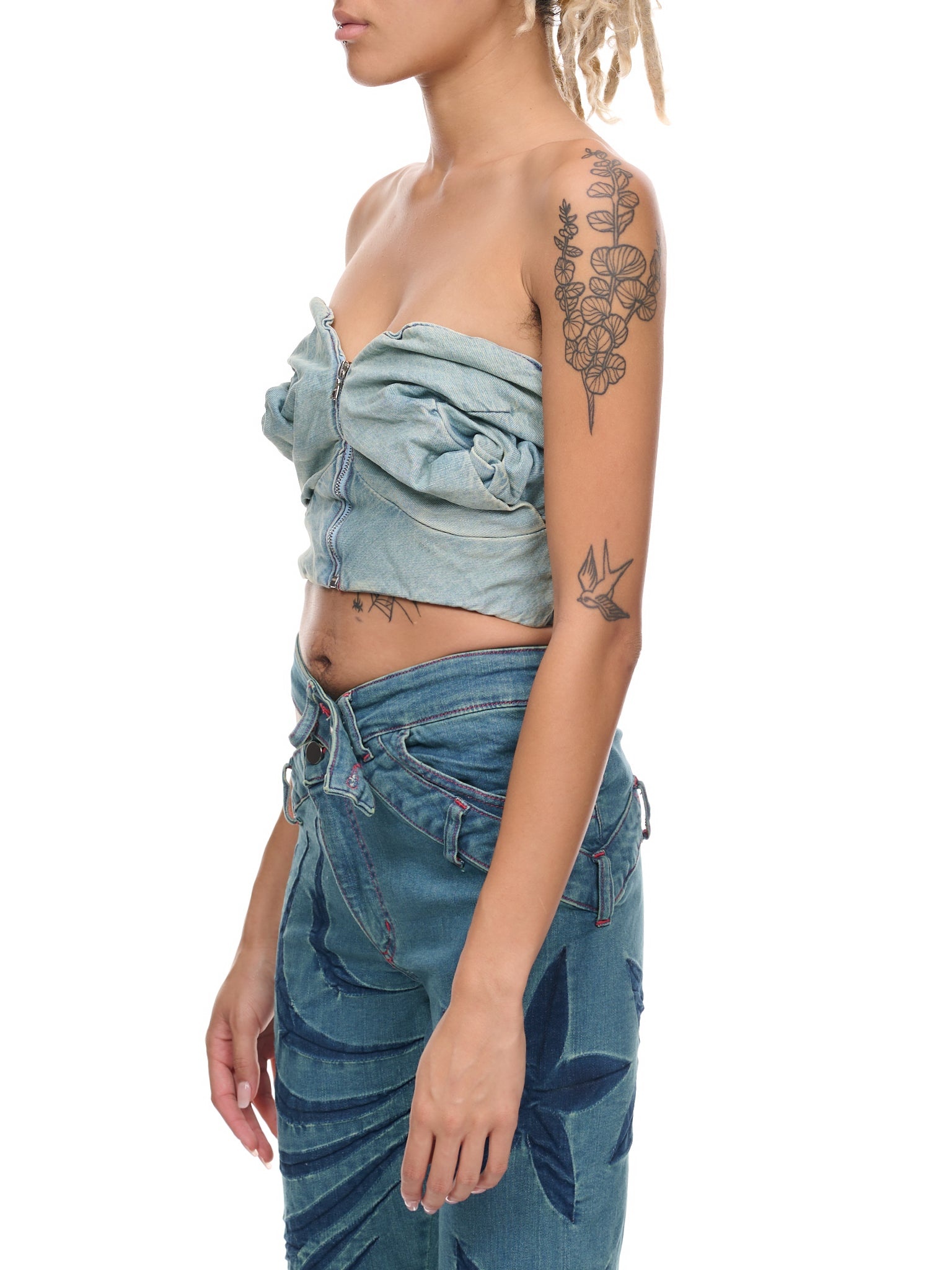 Denim Rose Top - 2