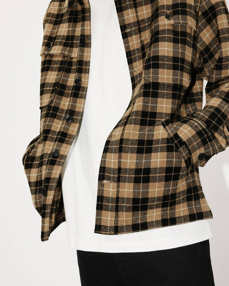Checked wool overshirt 8