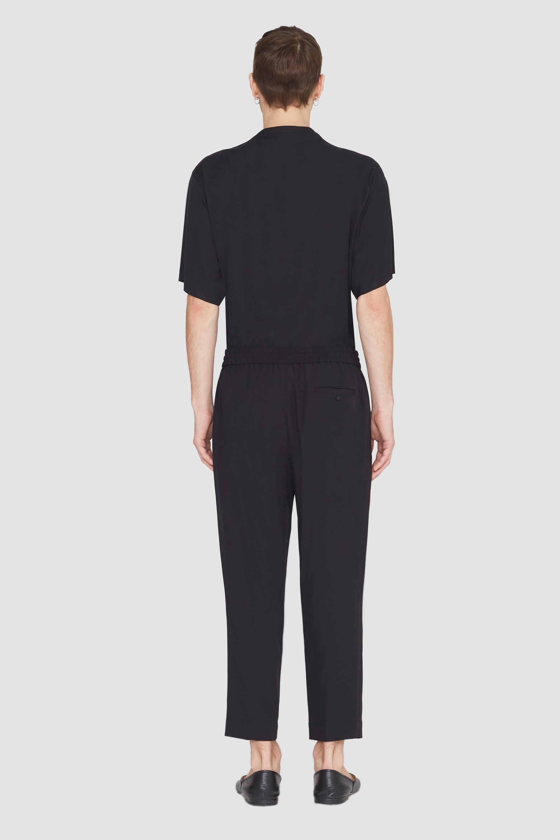 Drawstring Tapered Trouser - 4