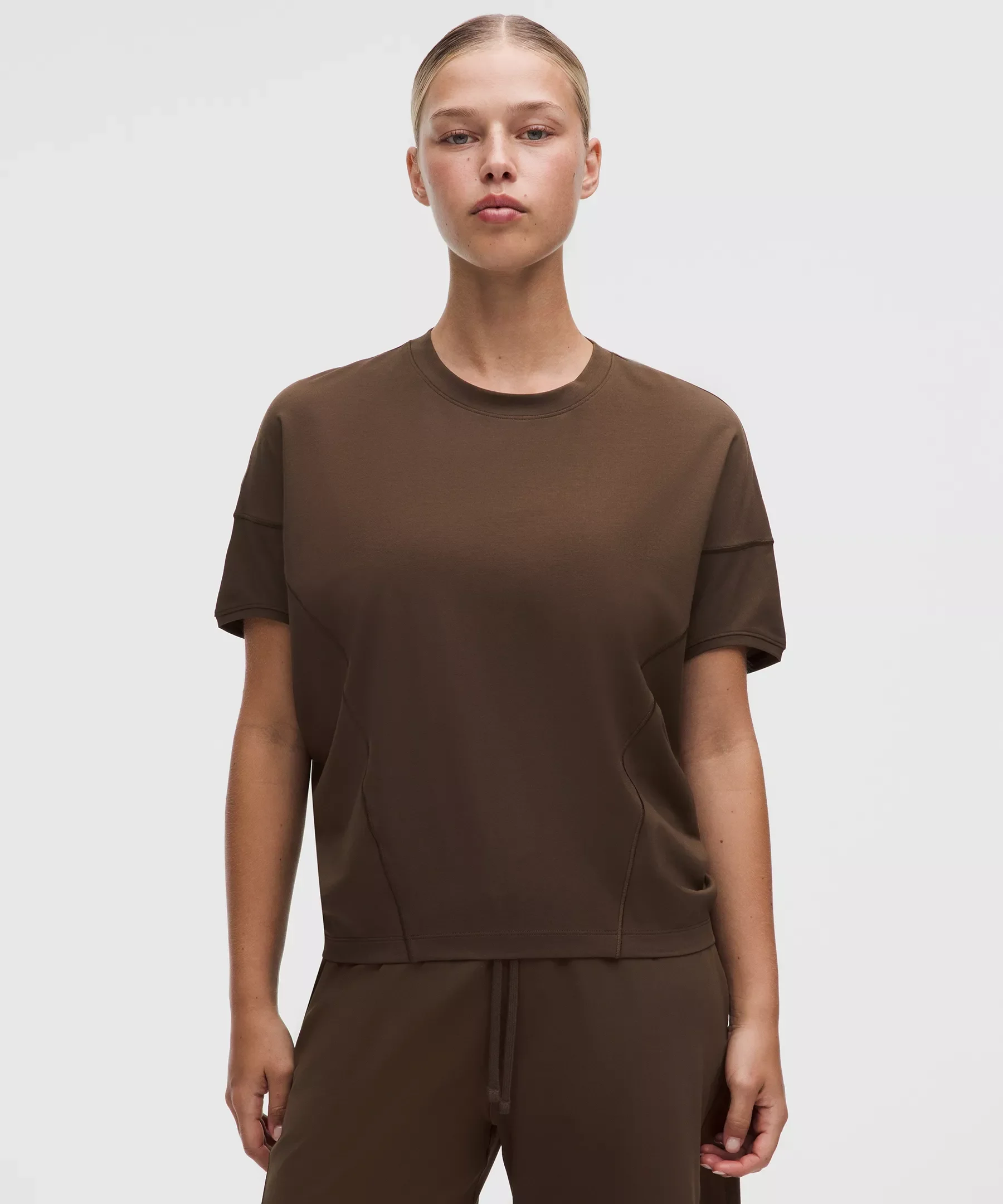 Cotton-Modal-Blend Dolman Tee - 1