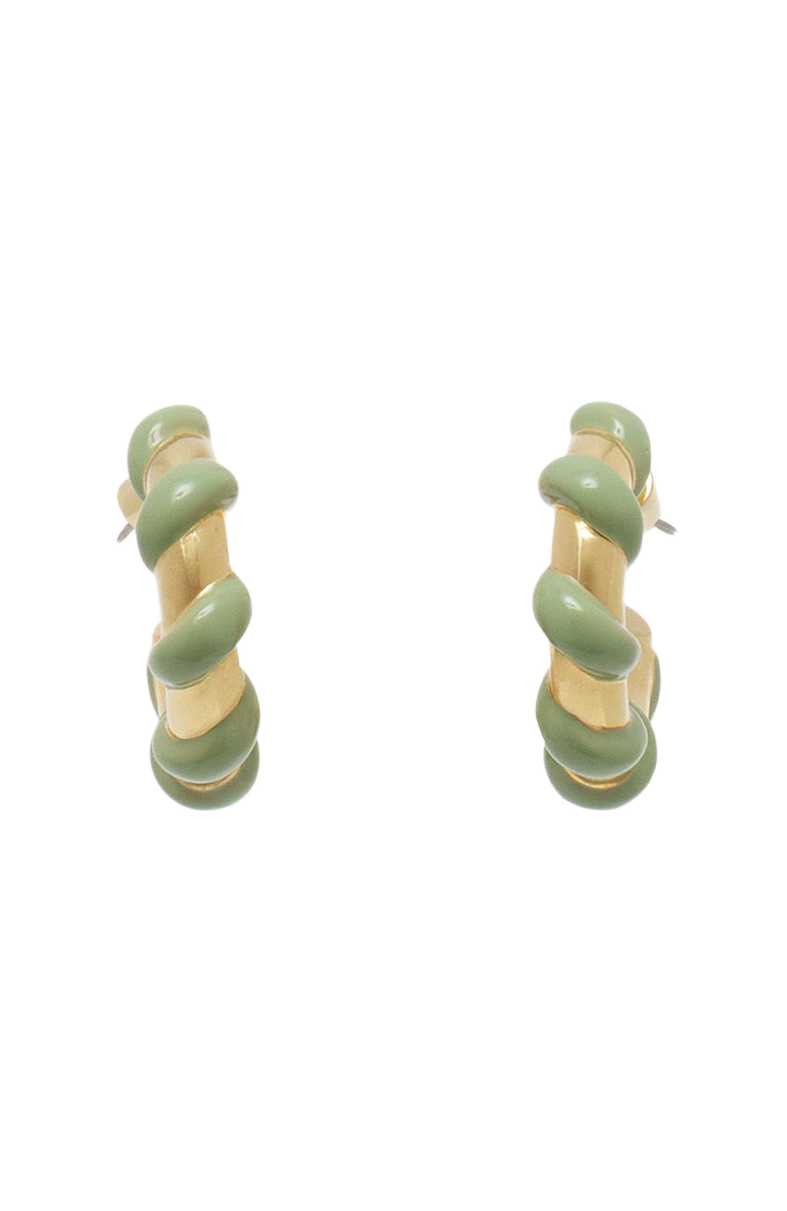 Lanvin Mélodie Candy Earrings in Vert De Gris at Nordstrom - 3